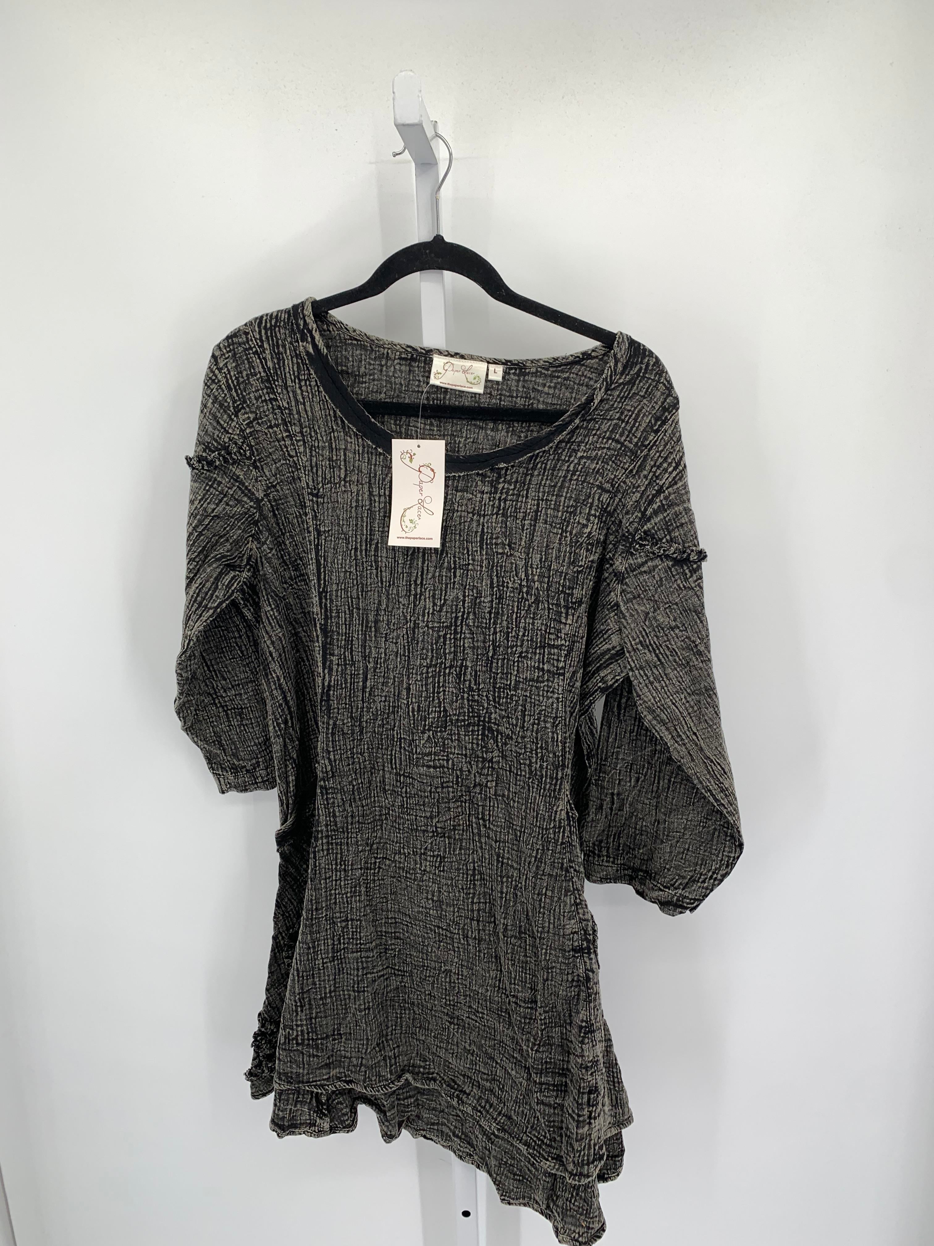 Size Large Misses 3/4 Sleeve Dress