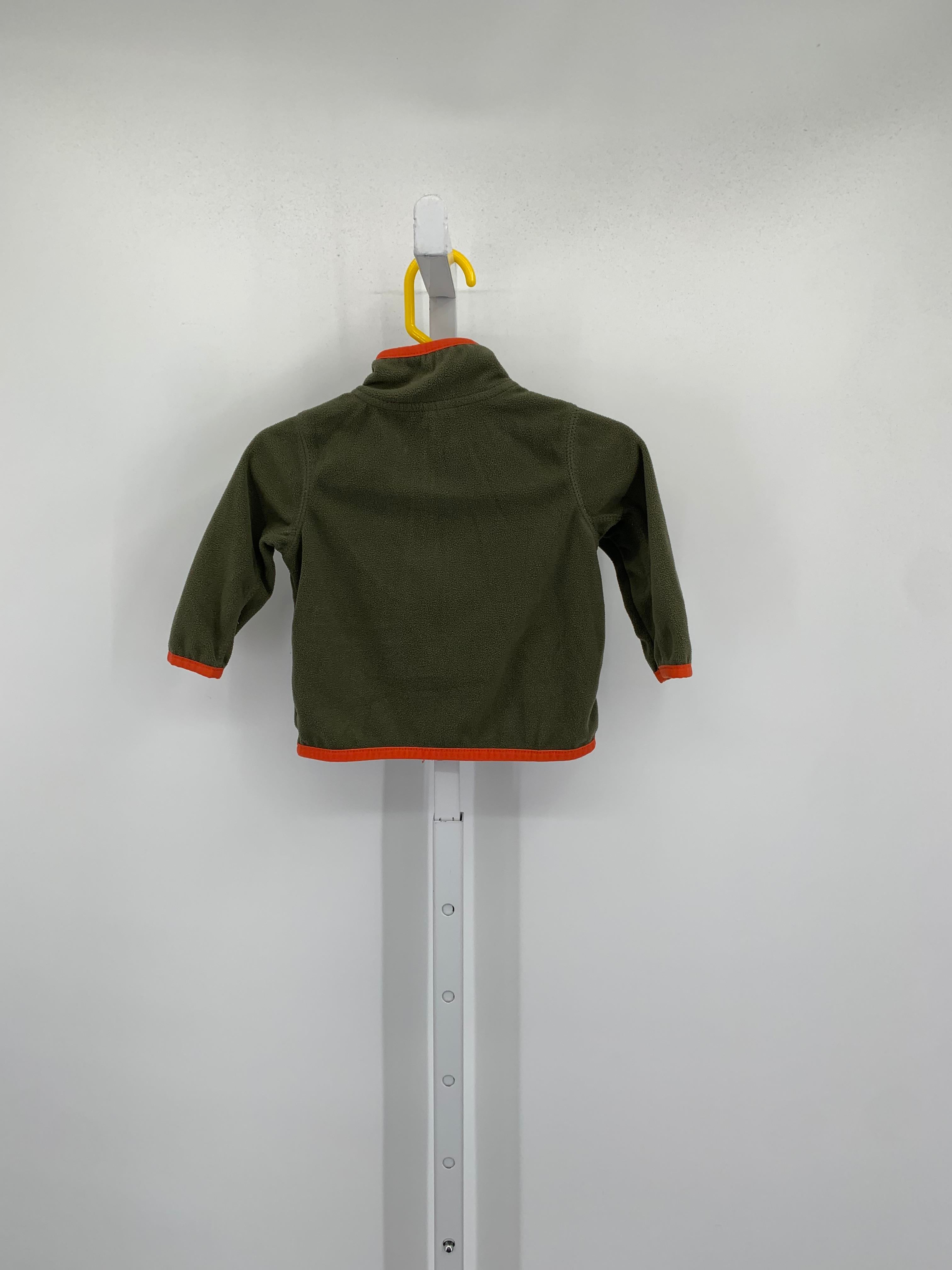 ORANGE FLEECE ZIP