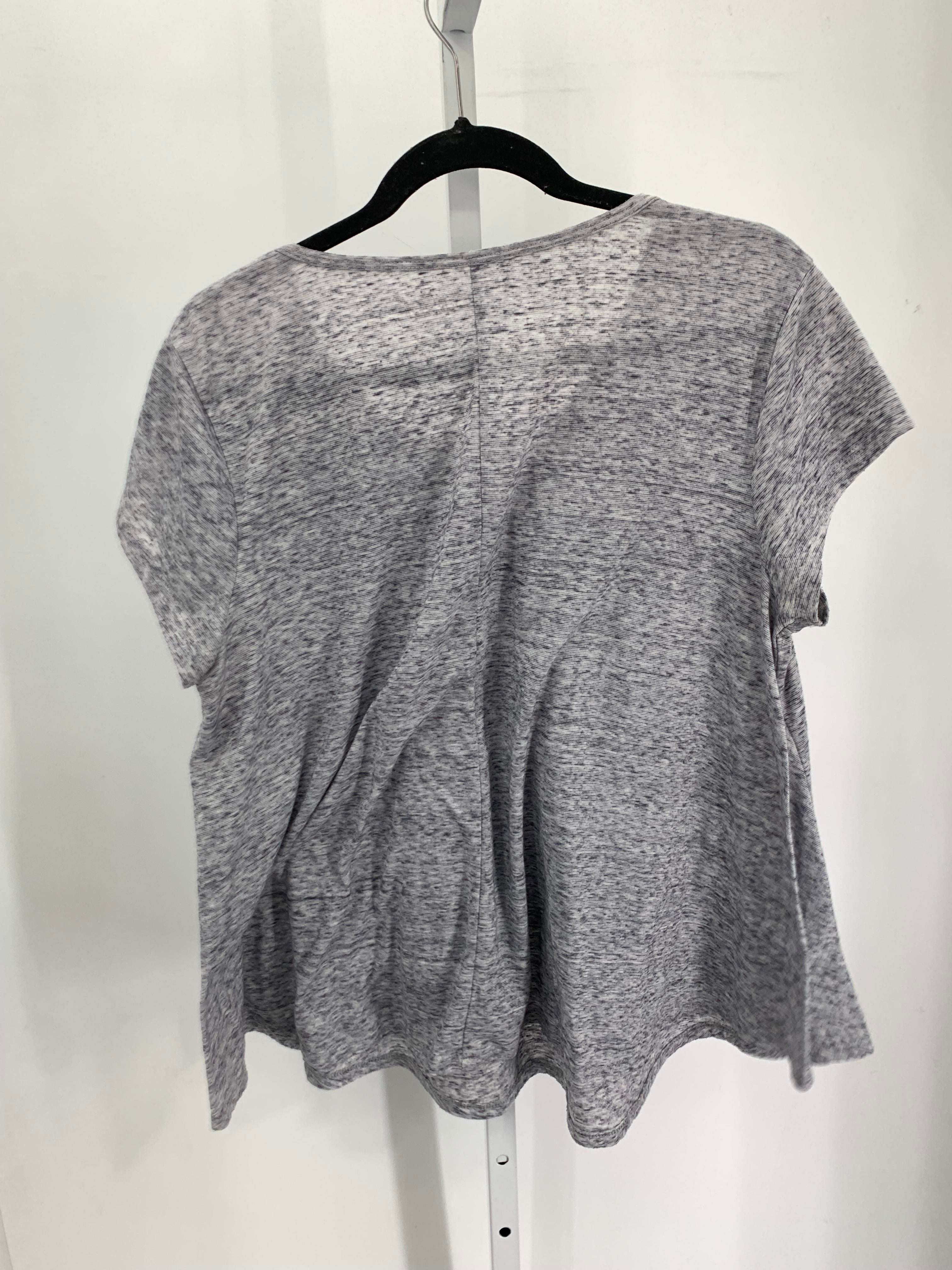 Style & Co. Size Large Misses Short Sleeve Shirt