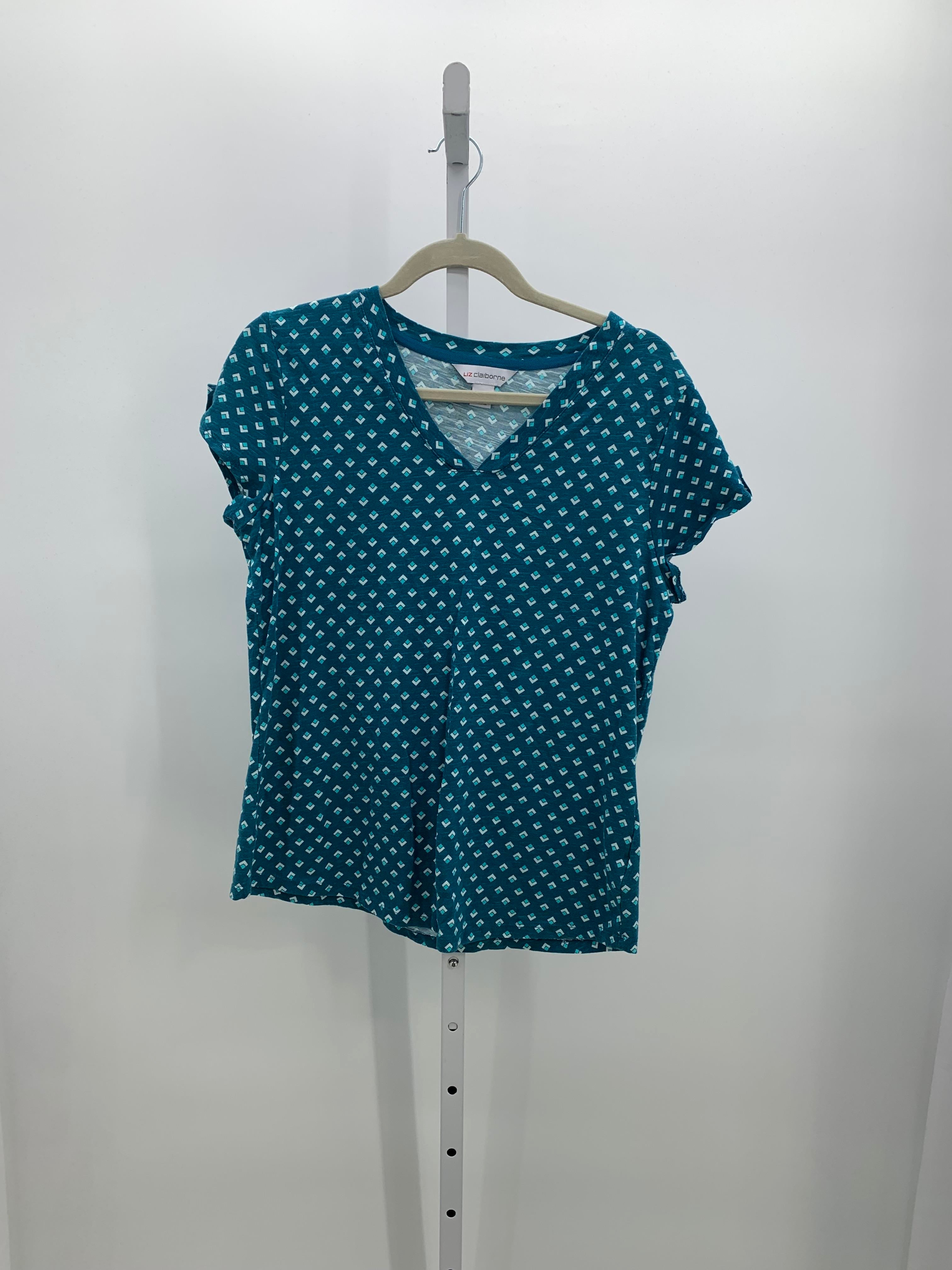 Liz Claiborne Size Medium Misses Short Sleeve Shirt