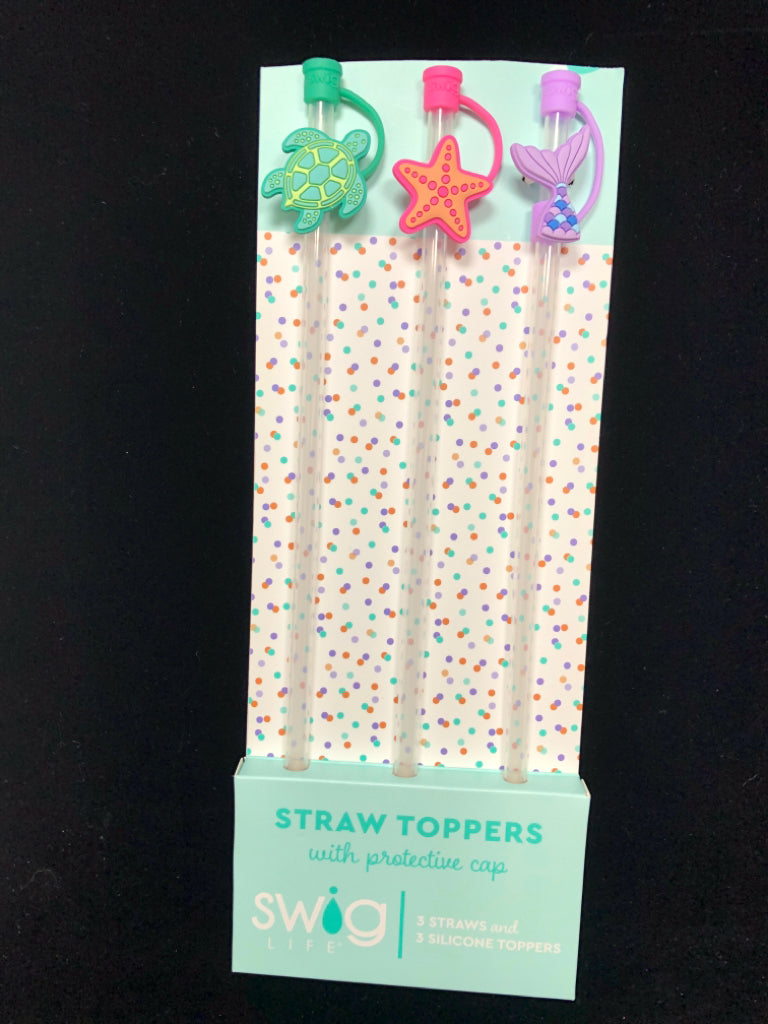 NIP NAUTICAL STRAW TOPPERS SWIG LIFE.