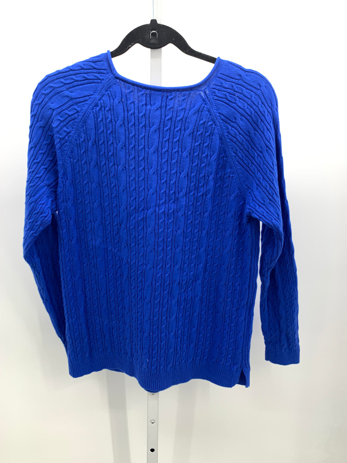 Lands End Size Medium Misses Long Slv Sweater