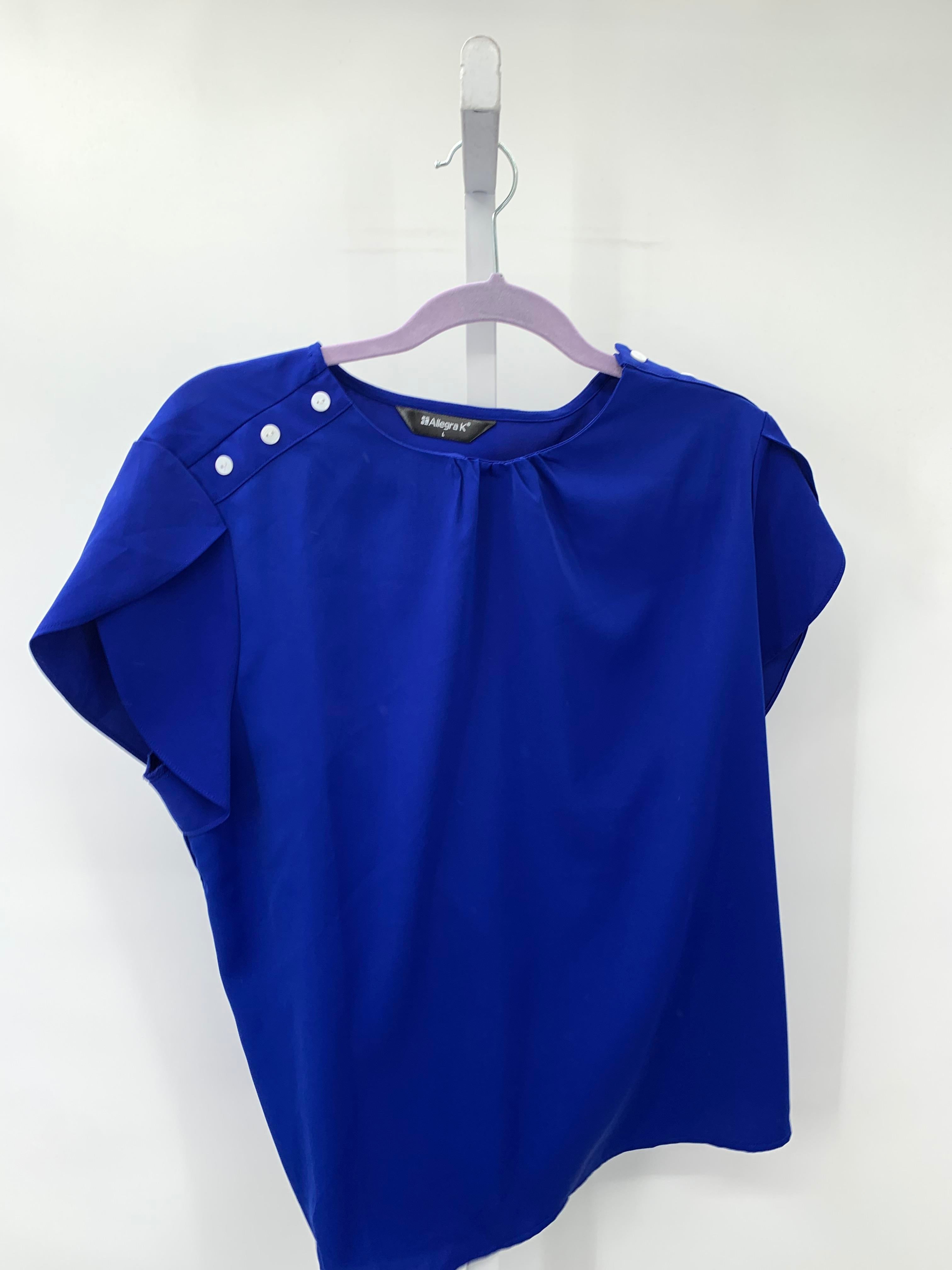 Allegra K Size Large Misses Short Sleeve Shirt