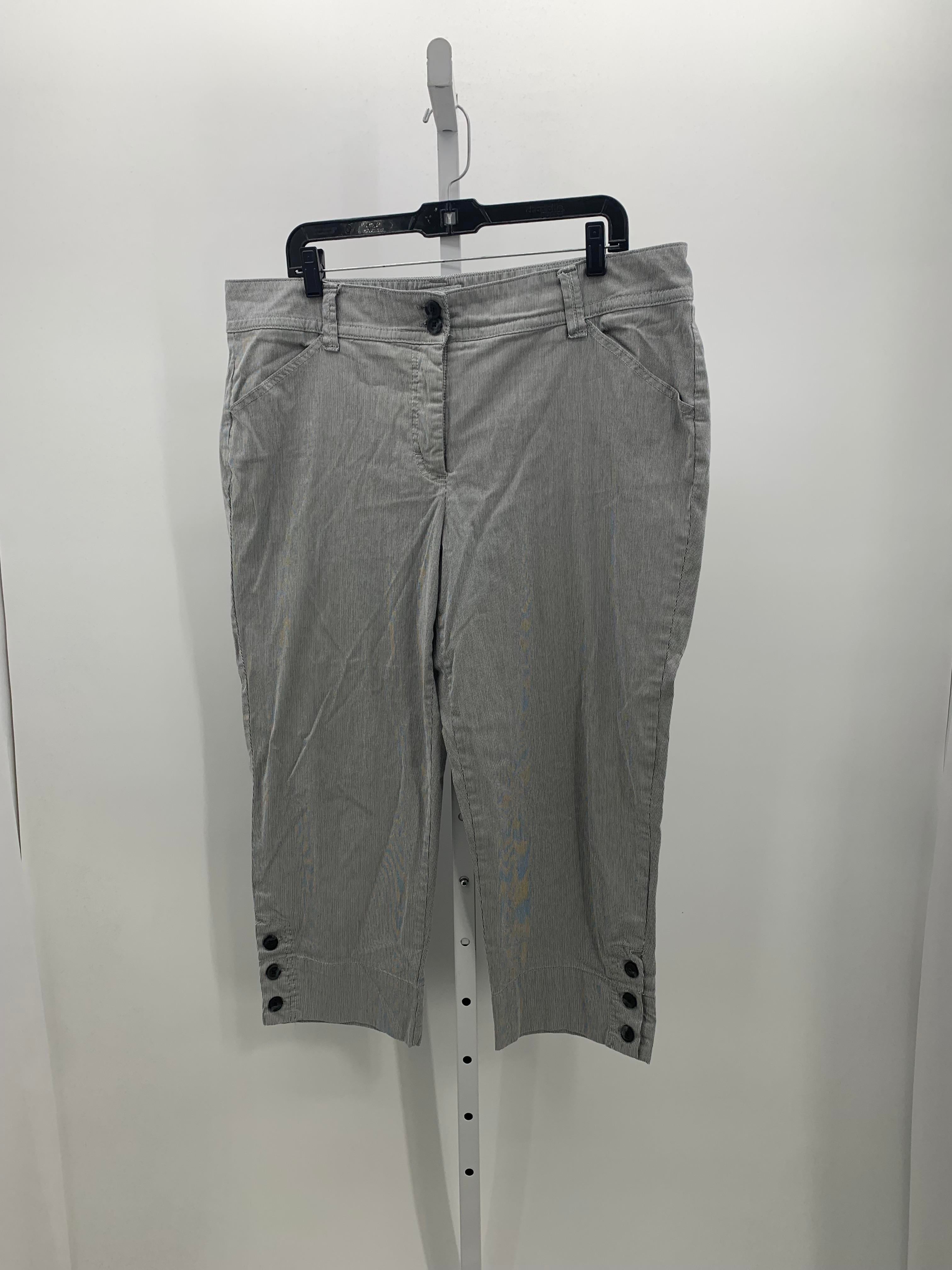 Charter Club Size 18 W Womens Cropped Pants
