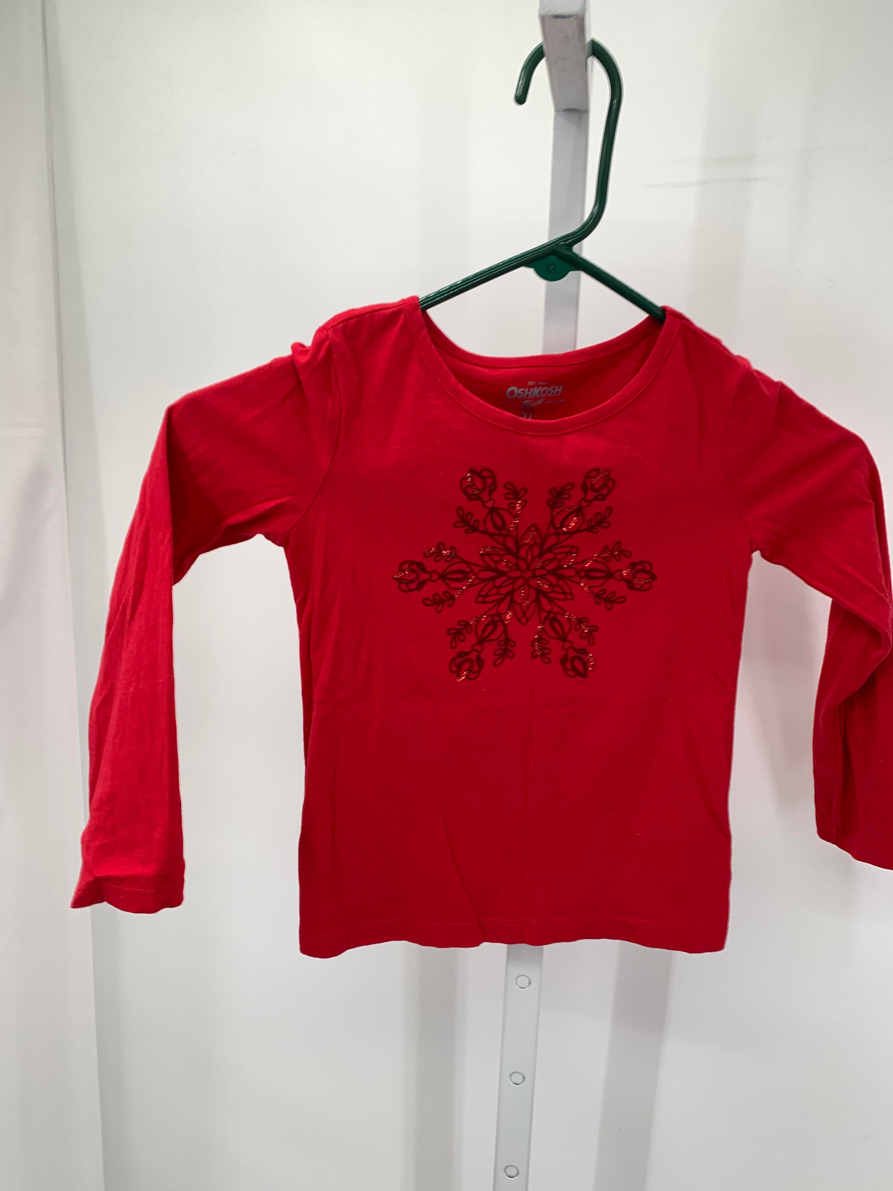 Osh Kosh Size 5T Girls Long Sleeve Shirt
