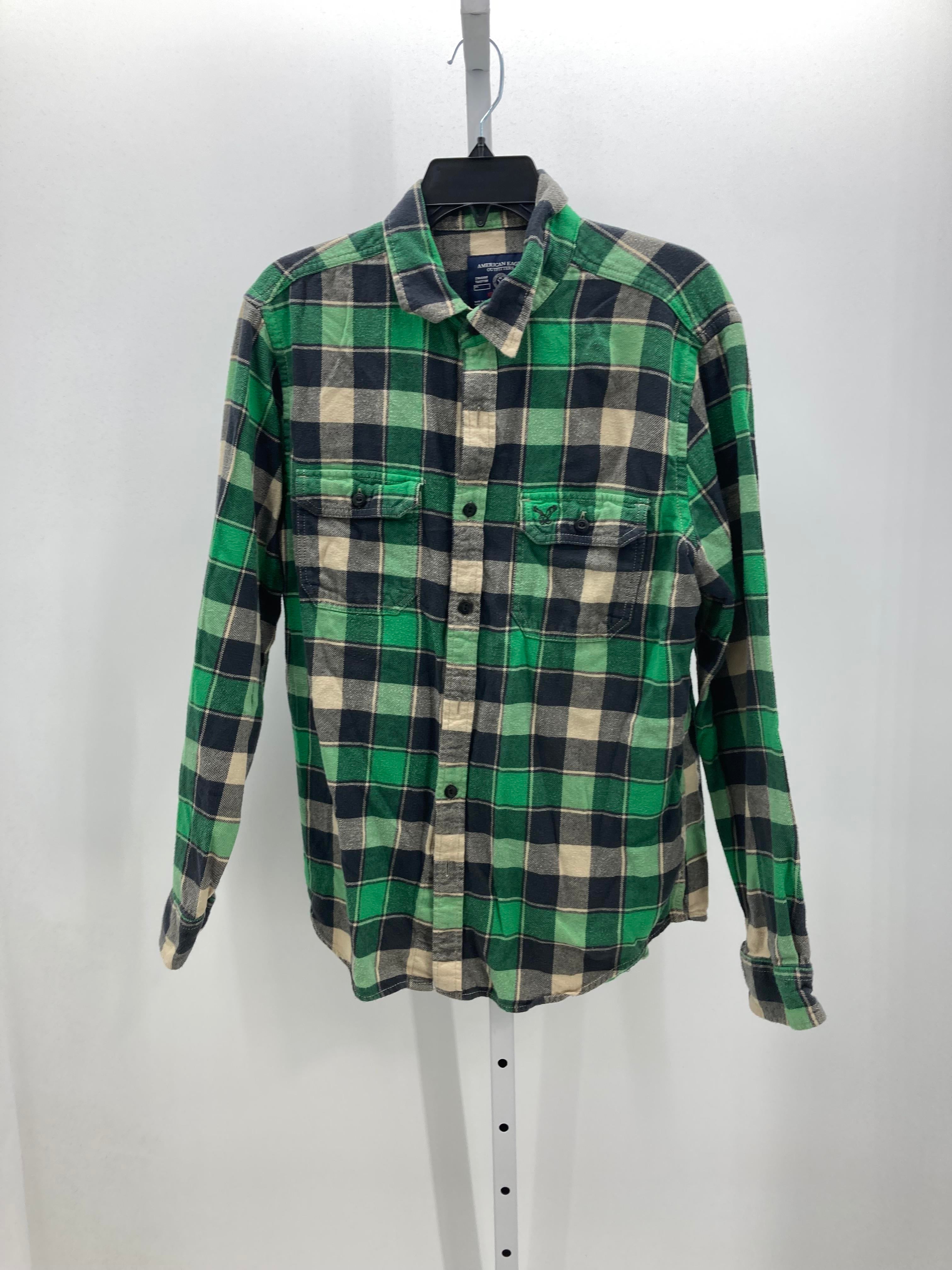 PLAID BTN DOWN