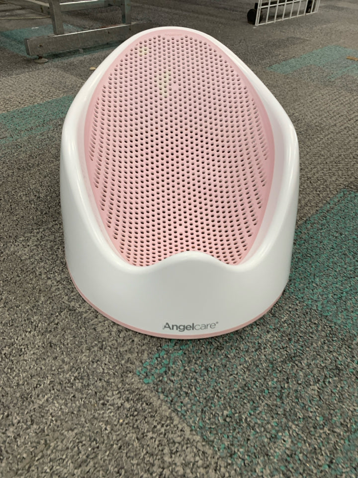 Angelcare Baby Bath Support - Pink and White