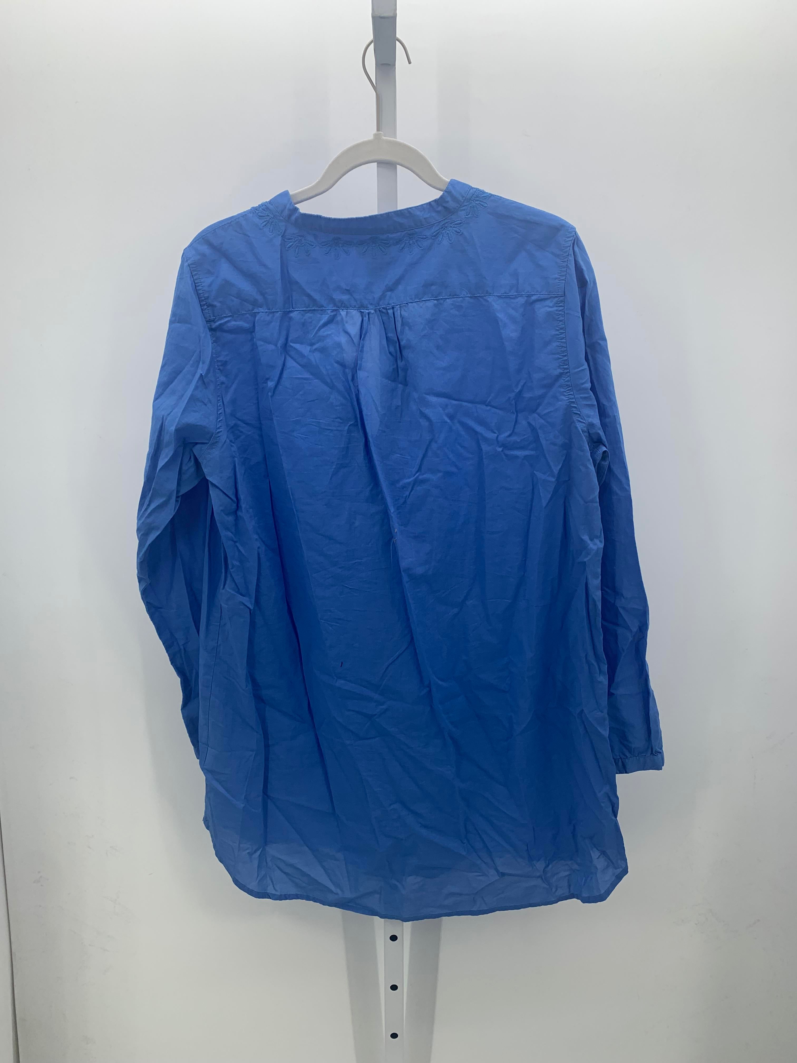 LL Bean Size Large Misses Long Sleeve Shirt