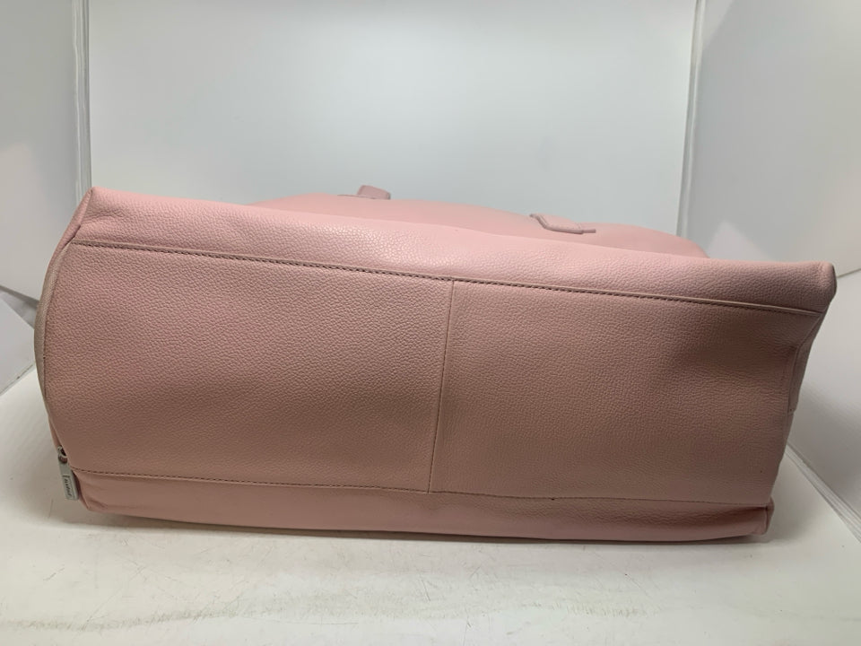 Away The Everyday Bag Pink Leather Duffle Bag *Missing Long Strap