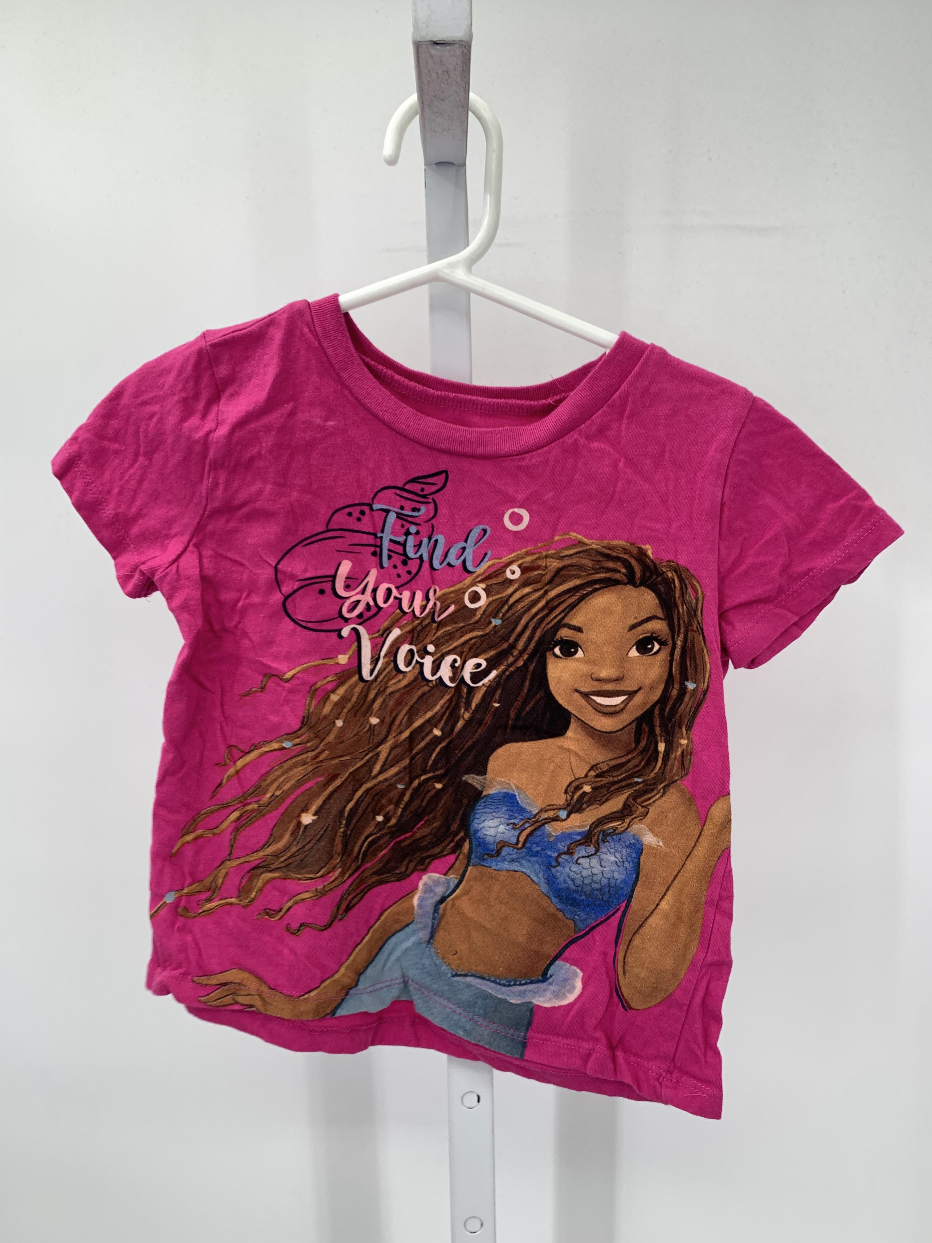 Disney Size 3T Girls Short Sleeve Shirt