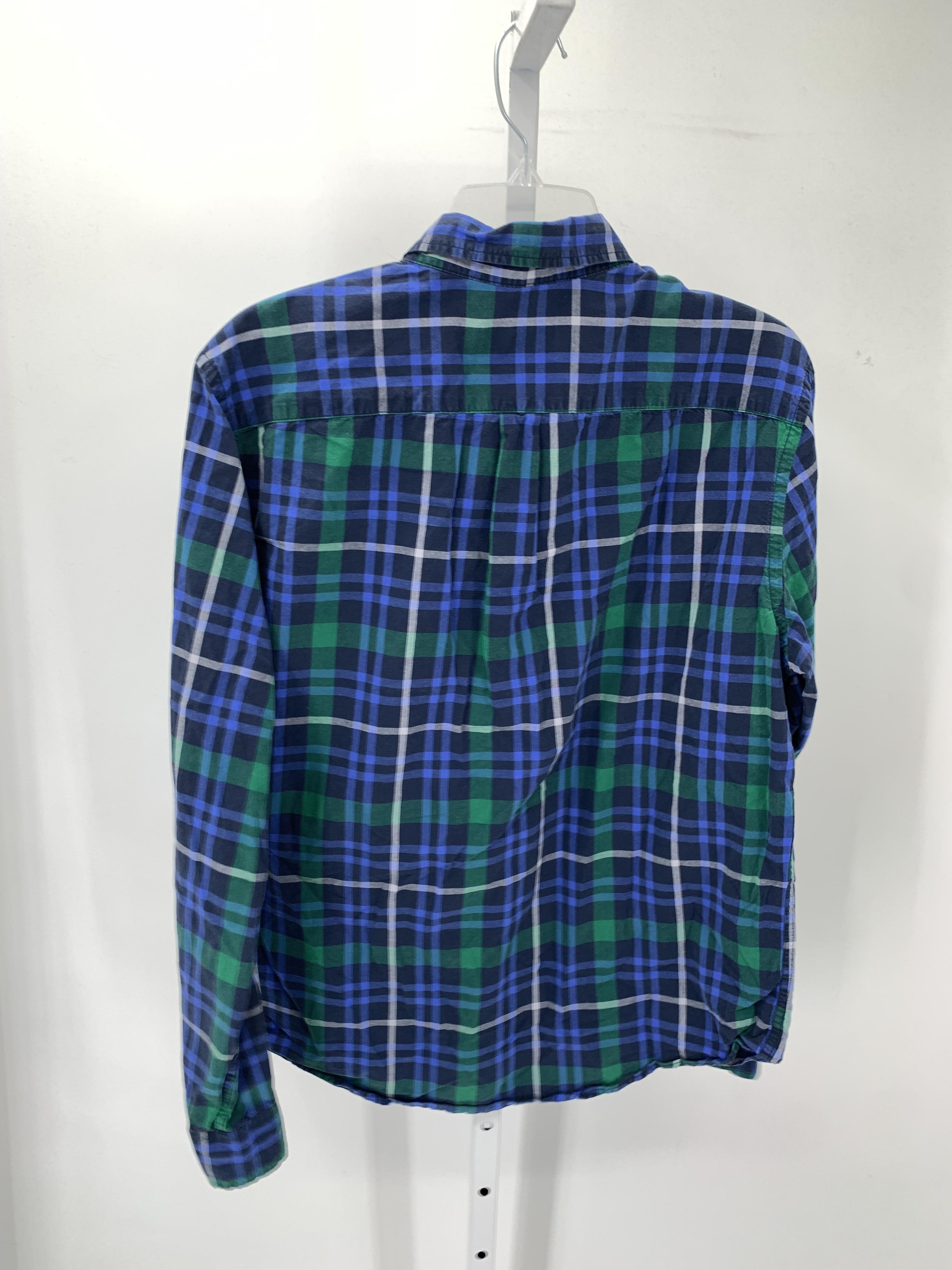 PLAID BTN DOWN