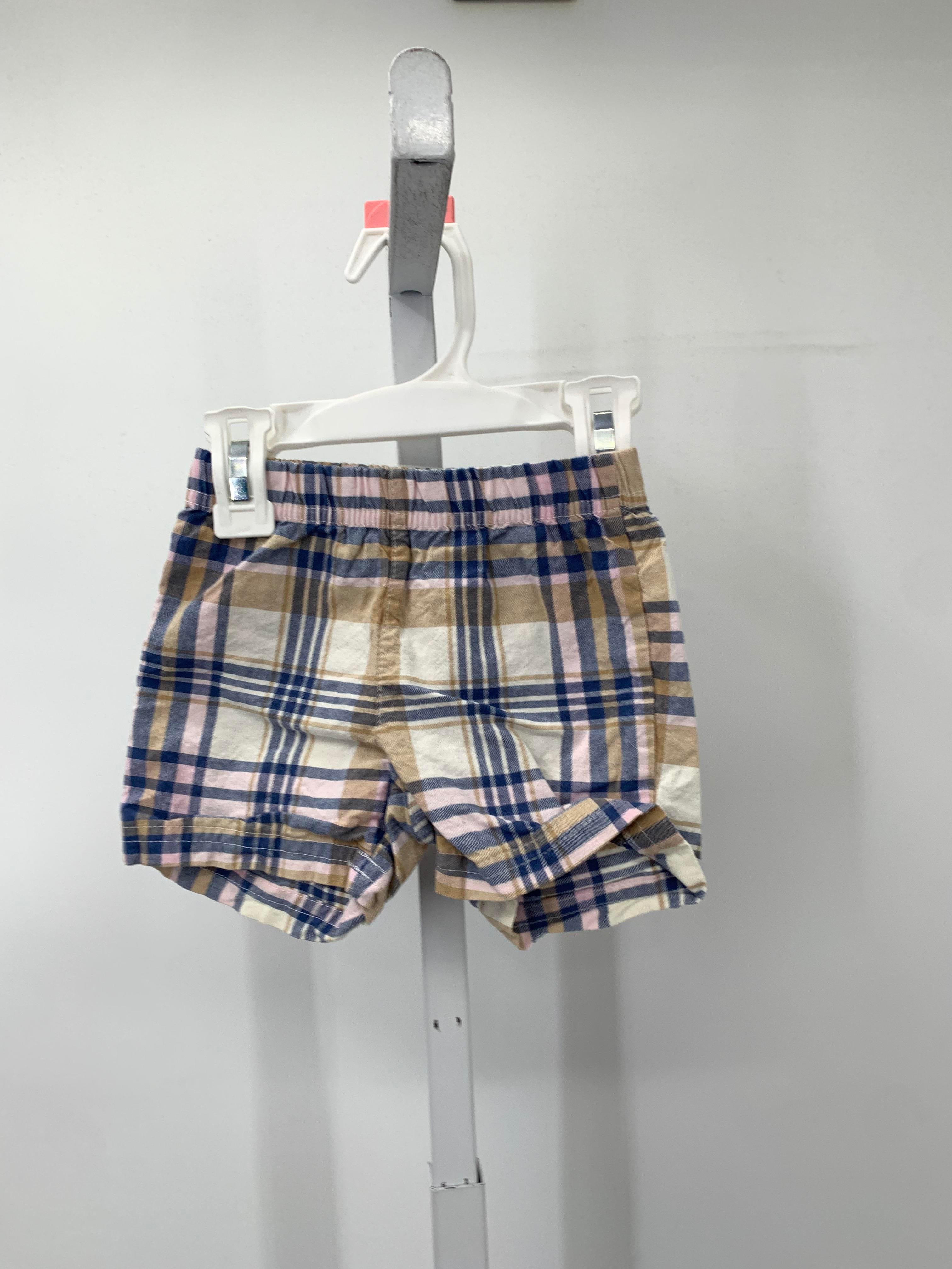 BLUE PLAID SHORTS
