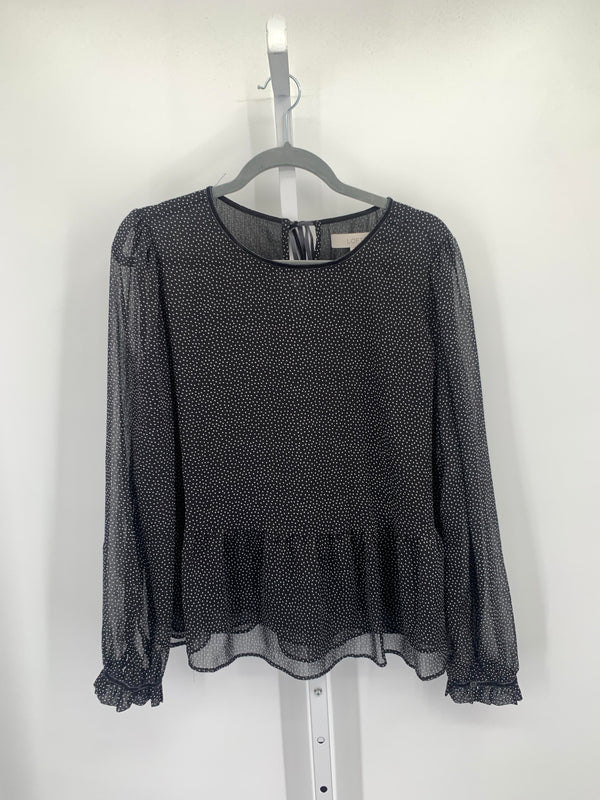 Loft Size Large Misses Long Sleeve Shirt