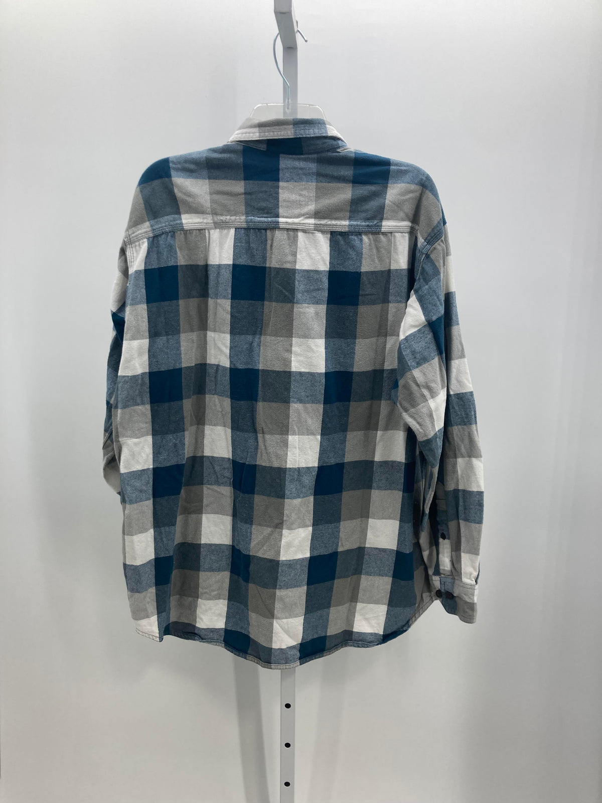 PLAID BTN DOWN
