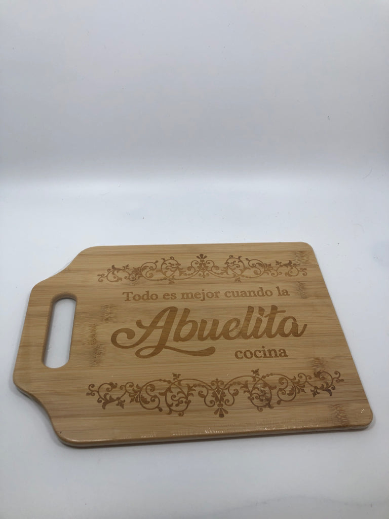 NIP ABUELITA CUTTING BOARD.