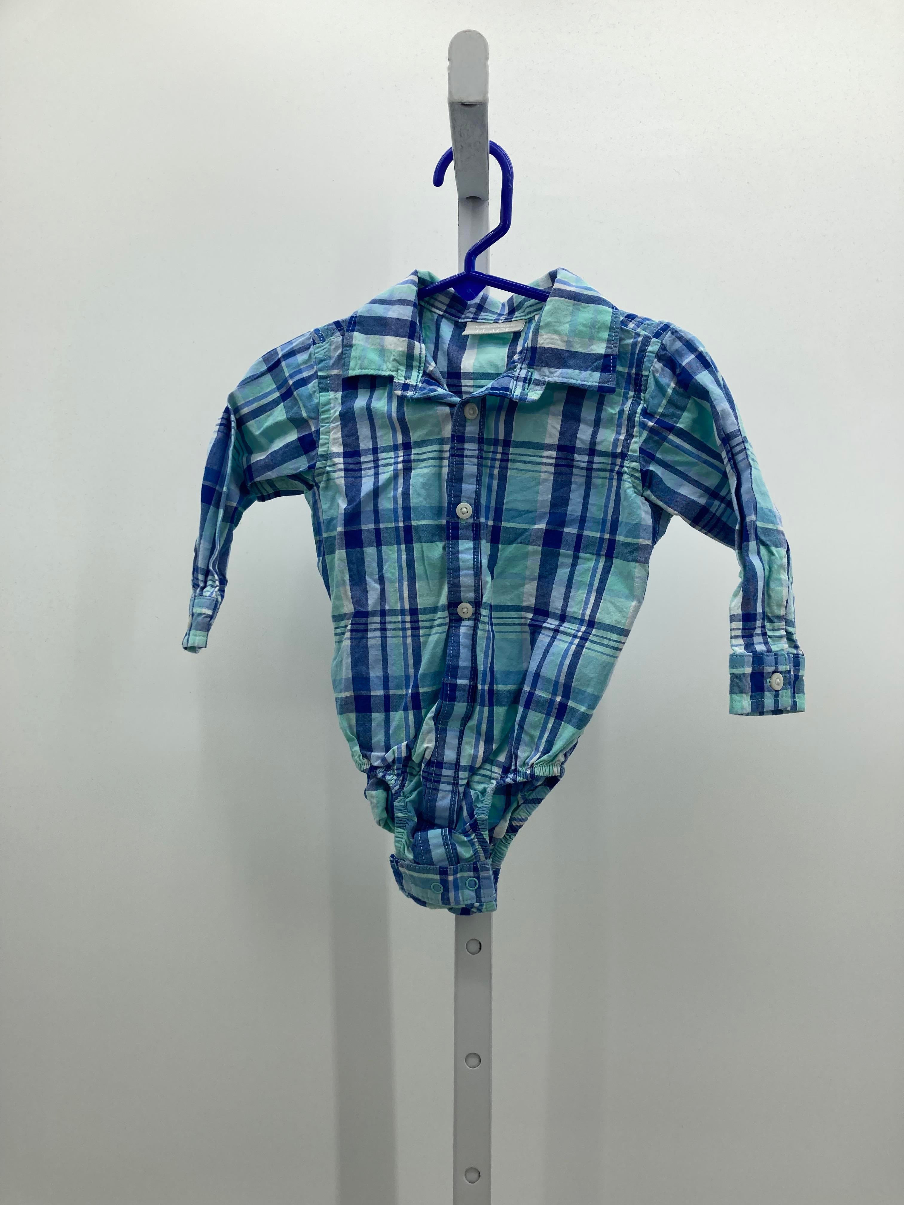 PLAID BTN DOWN