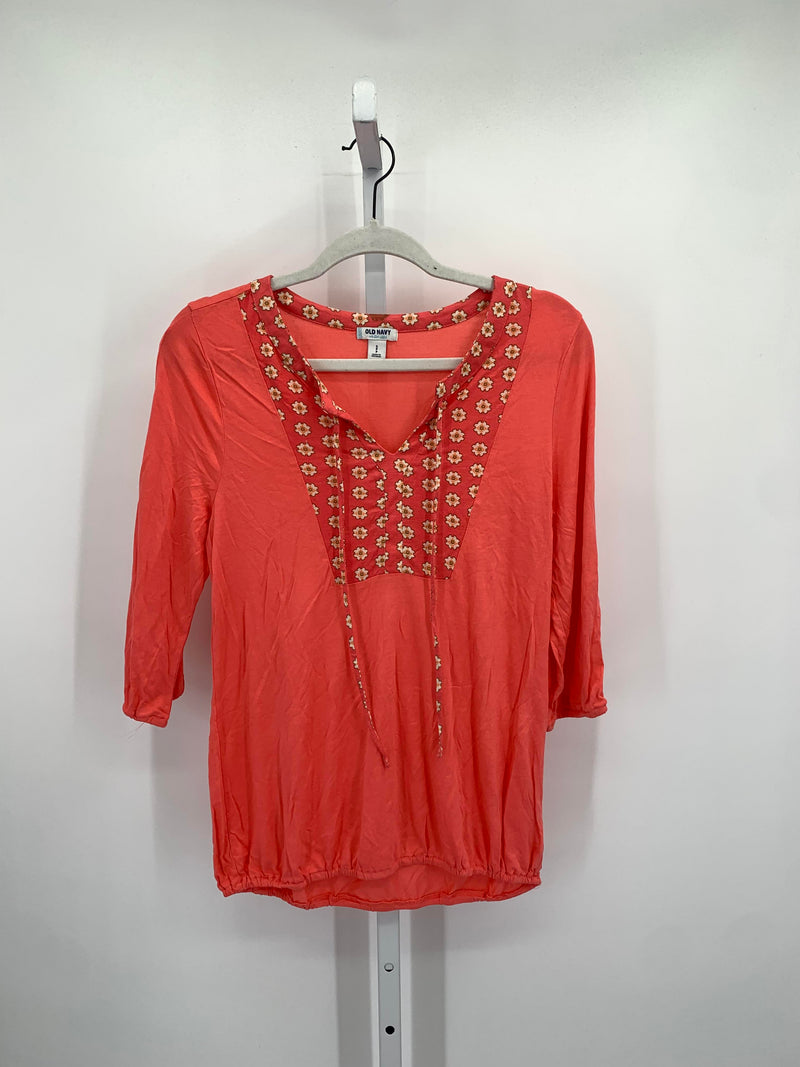 Old Navy Size Small Misses 3/4 Sleeve Shirt