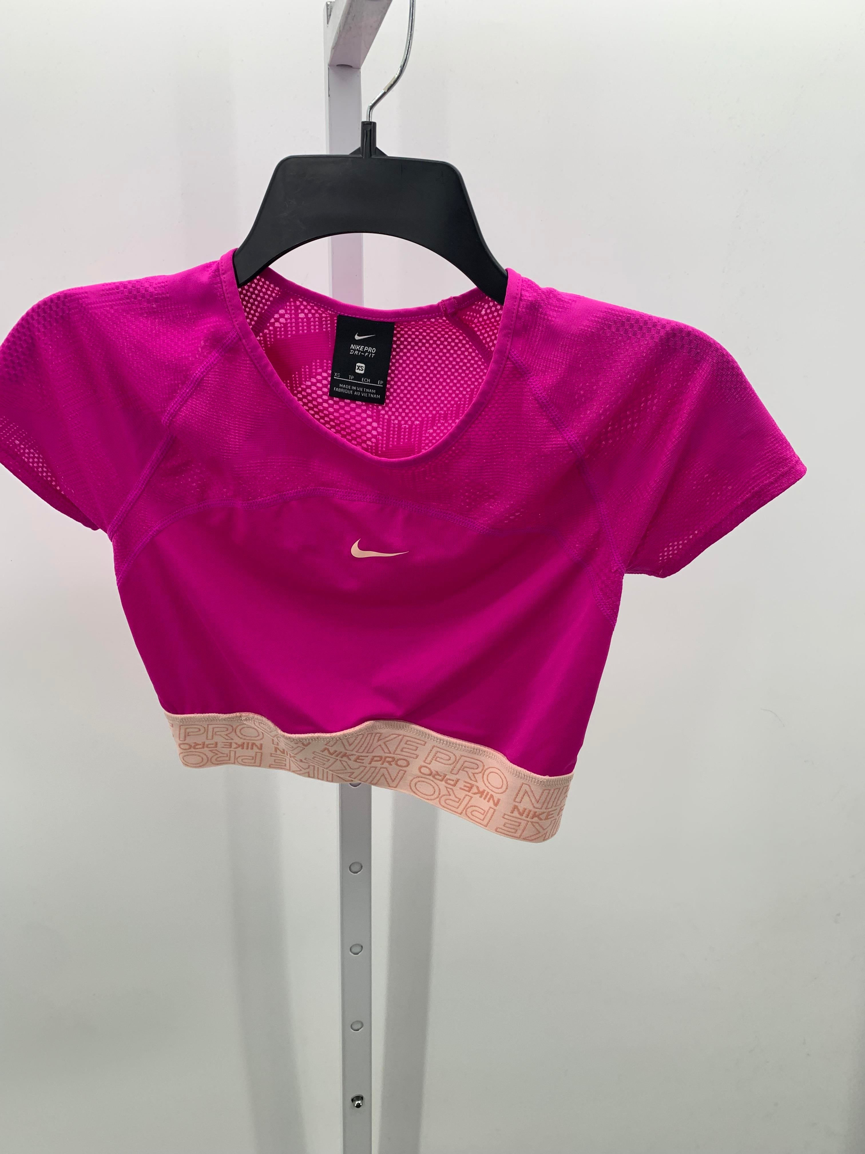 Nike Size X Small Misses Short Sleeve Shirt
