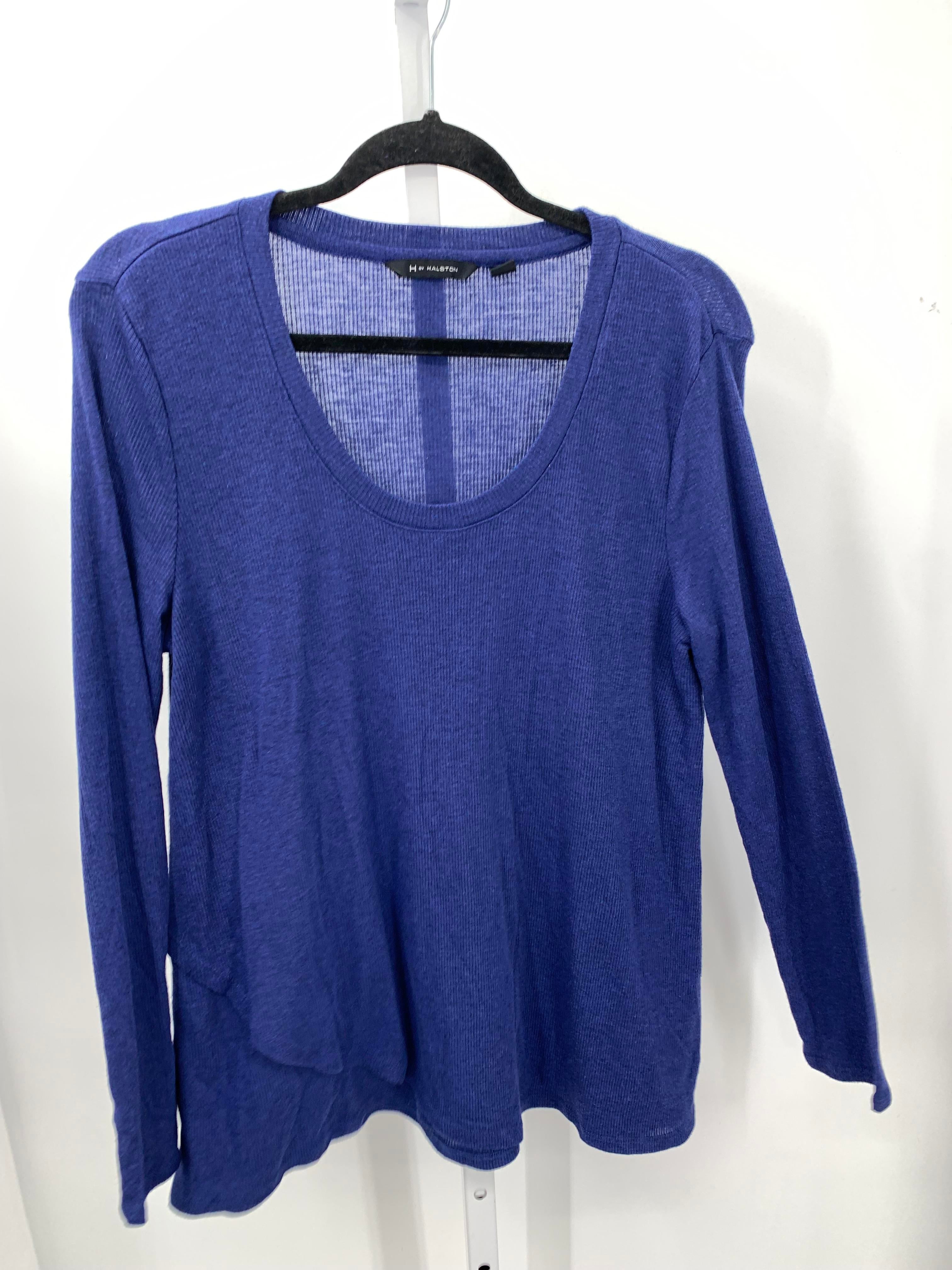 Halston Size Medium Misses Long Slv Sweater