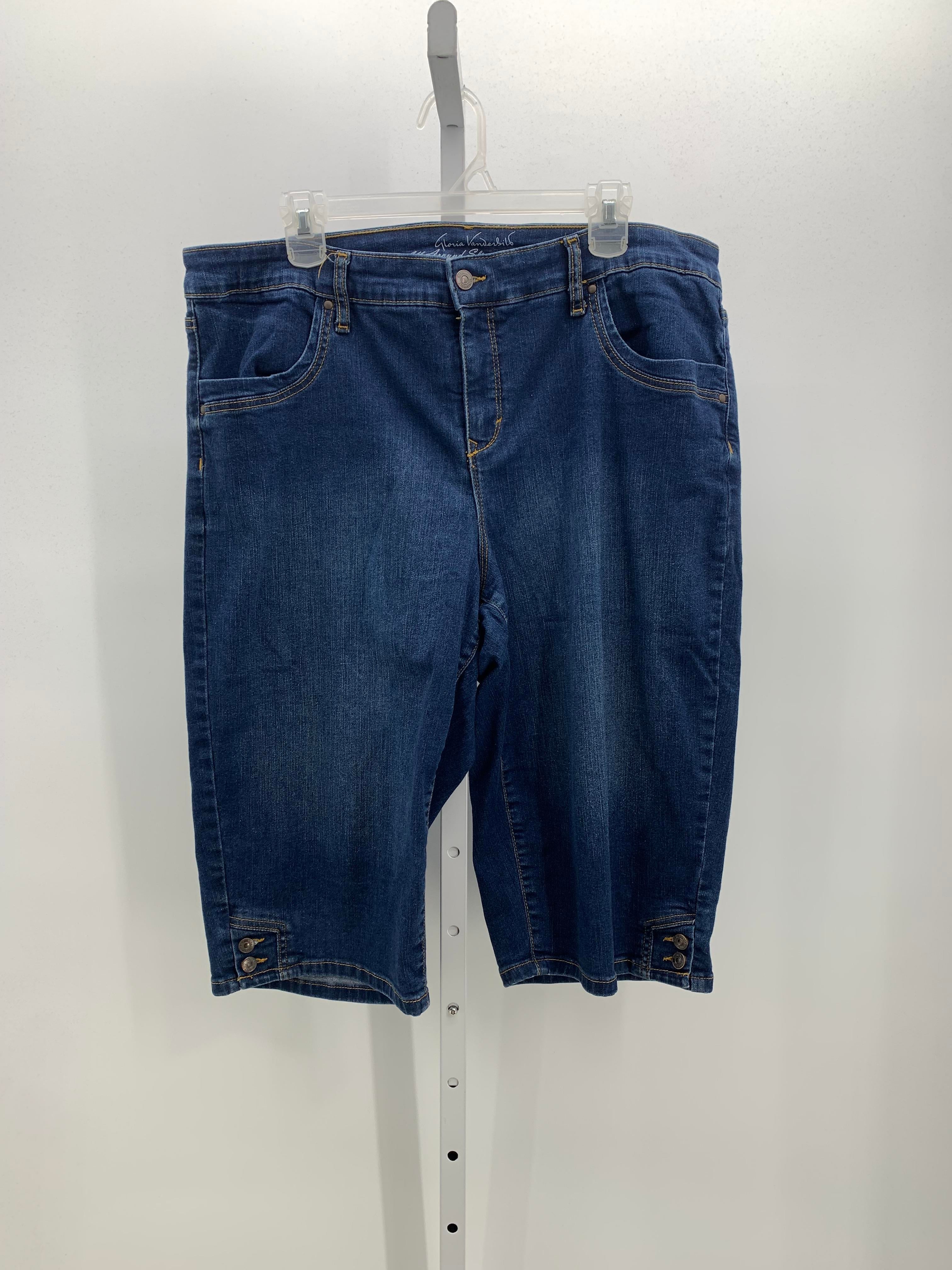 Gloria Vanderbilt Size 18 W Womens Capri Pants