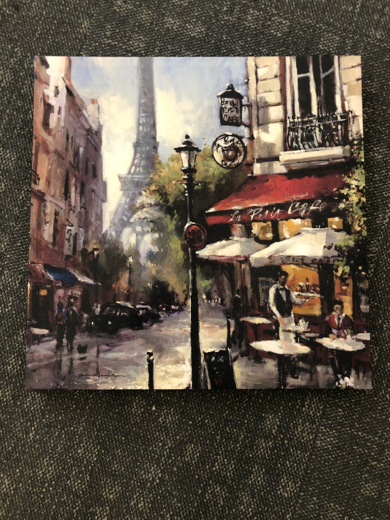 PARIS CITY STREET CANVAS.