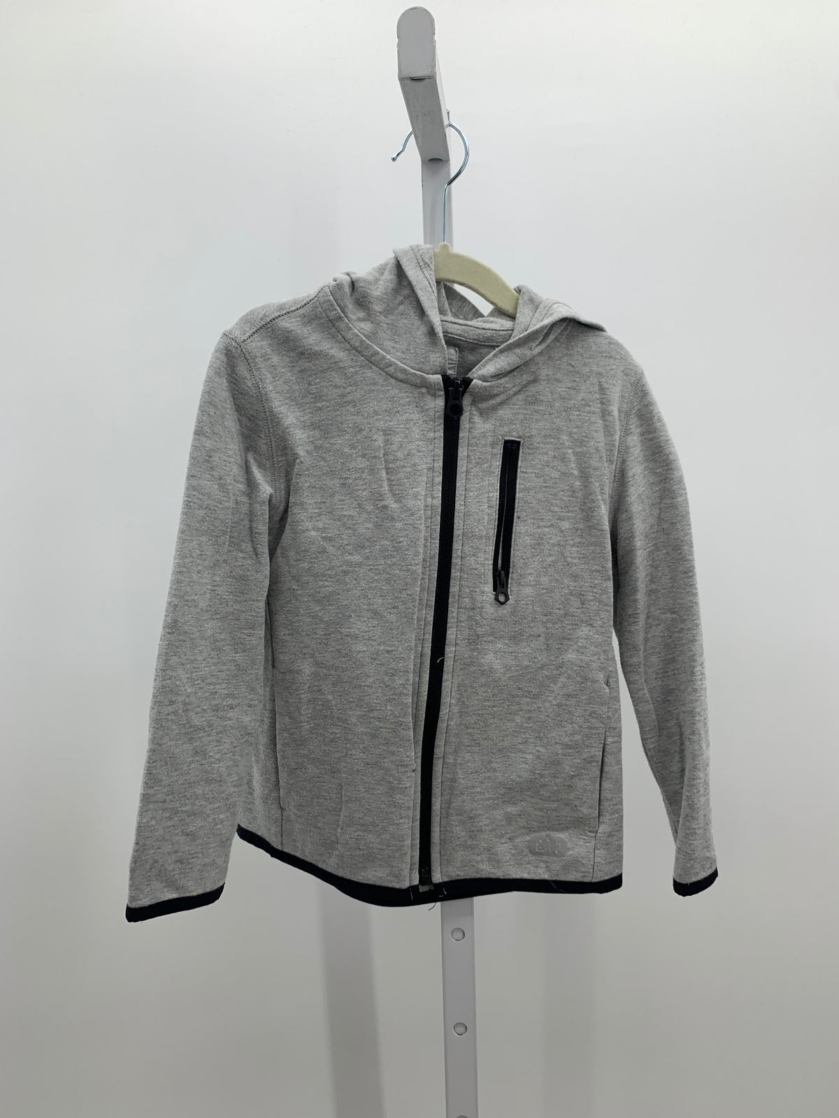 HOODED ZIP KNIT