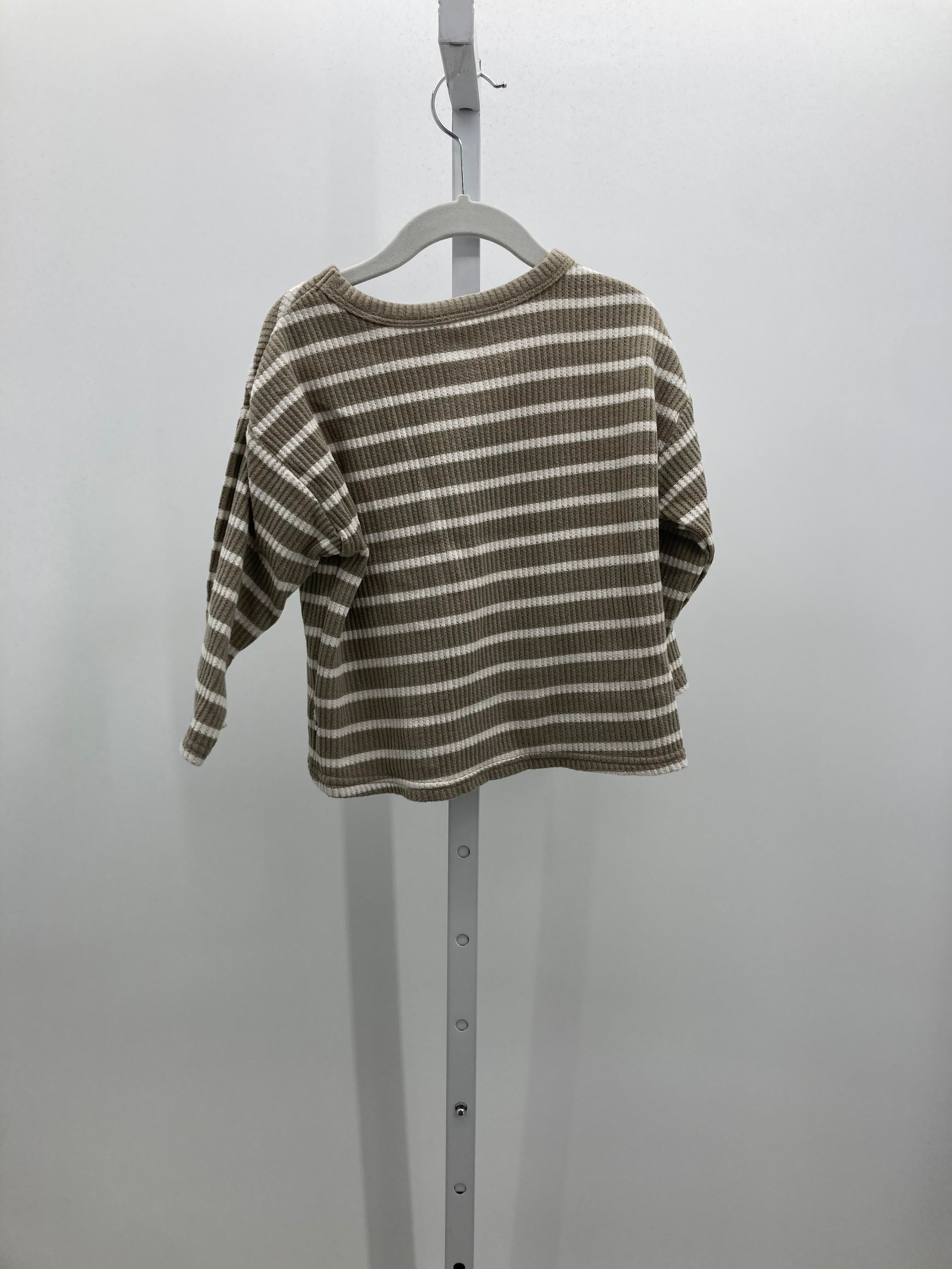 WHITE STRIPES WAFFLE KNIT