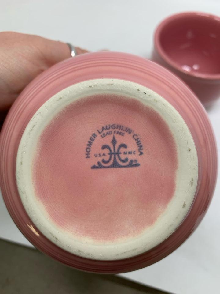 2 CHILI BOWLS ROSE PINK.