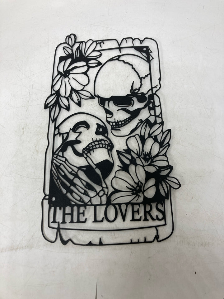 METAL THE LOVERS SKULLS/FLORAL.