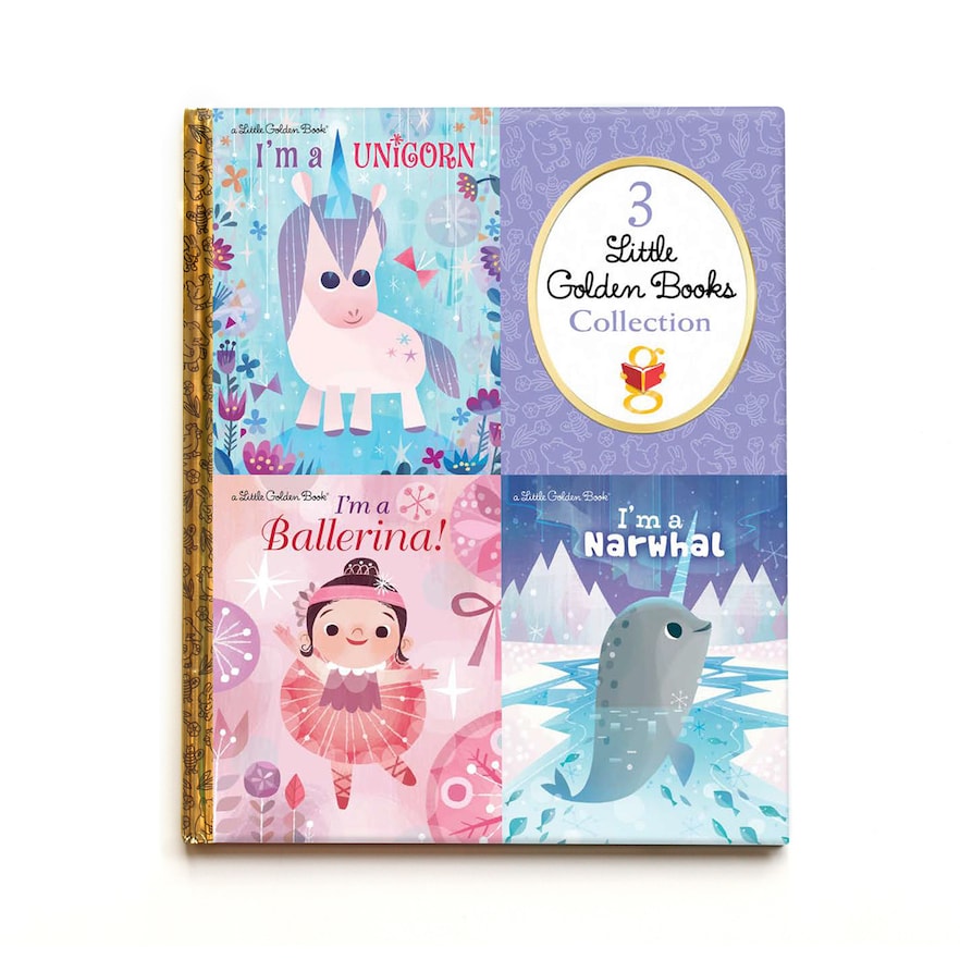 Little Golden Book Story I M a Unicorn  Ballernia  Narwhal Hardback -