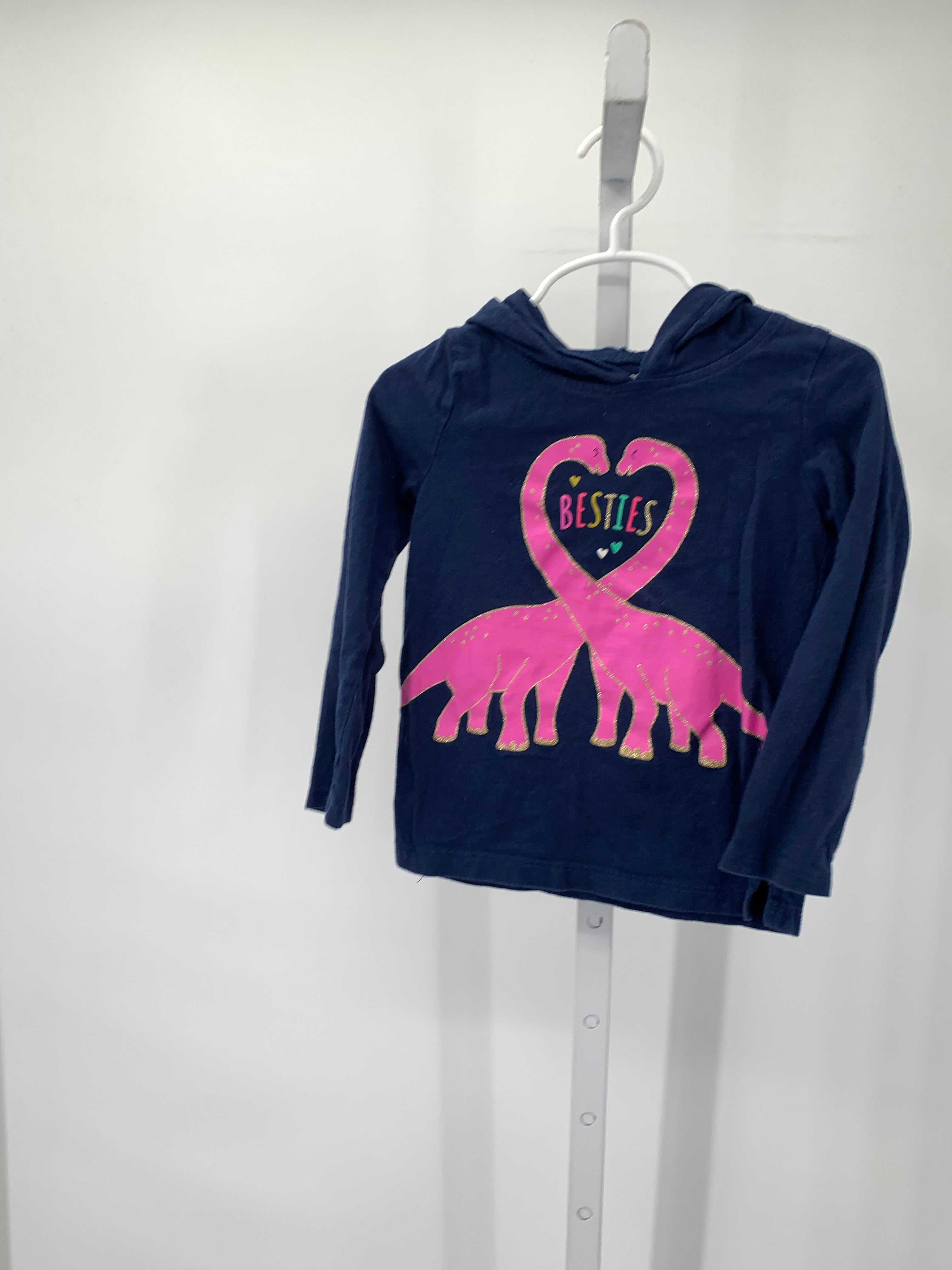 Carters Size 4T Girls Long Sleeve Shirt