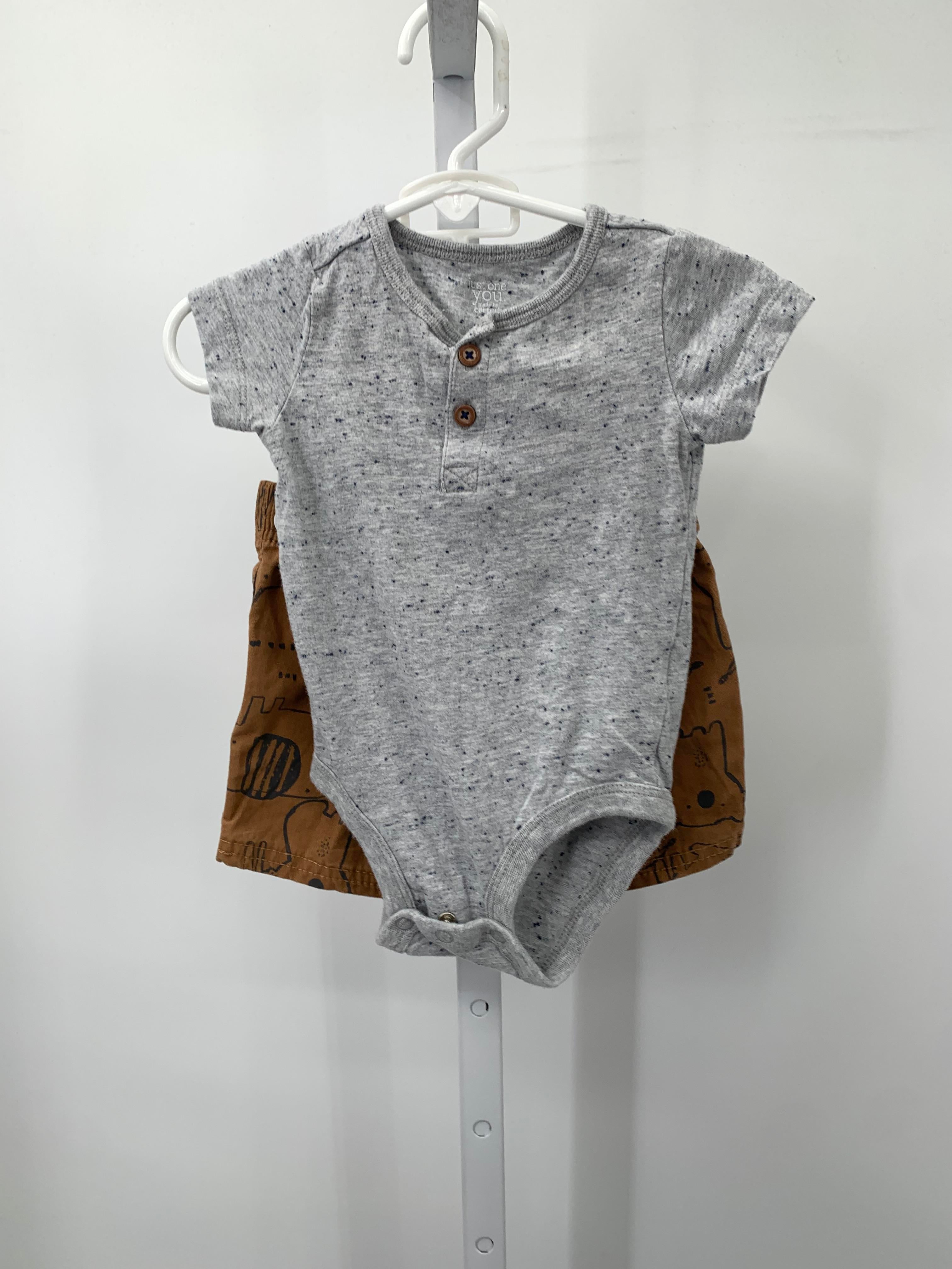 SPECKS SHIRT AND BROWN SHORTS