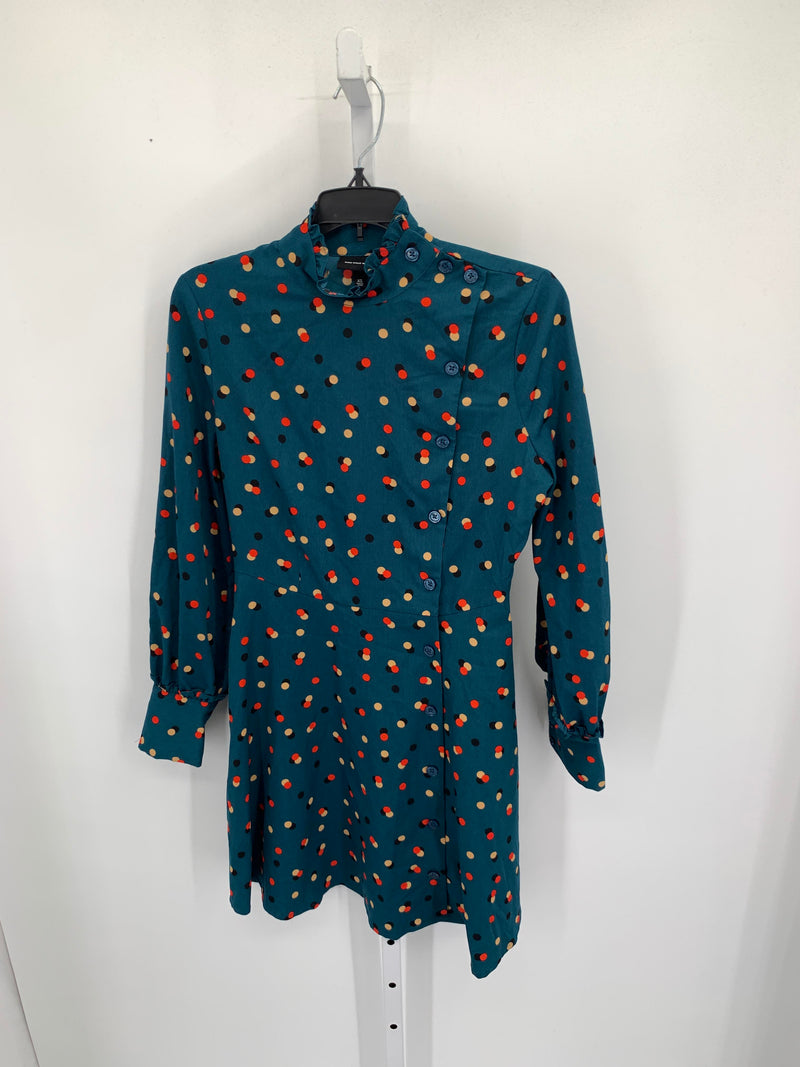 Who What Wear Size X Small Misses Long Sleeve Dress