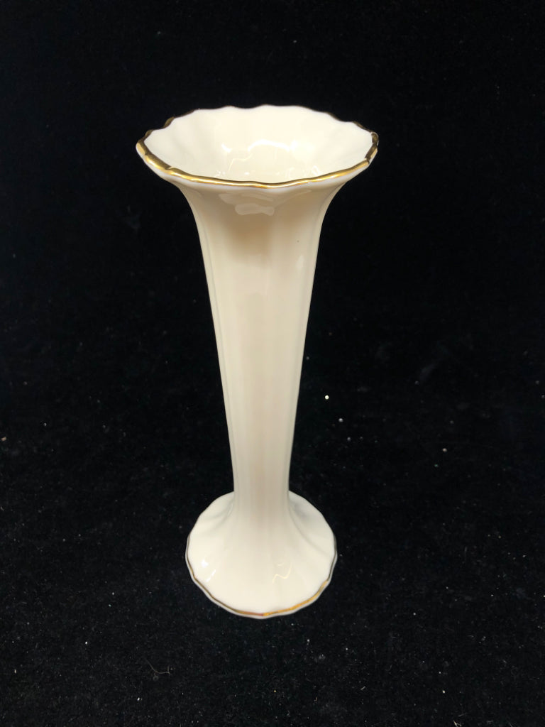 TALL FLARED LENOX VASE.