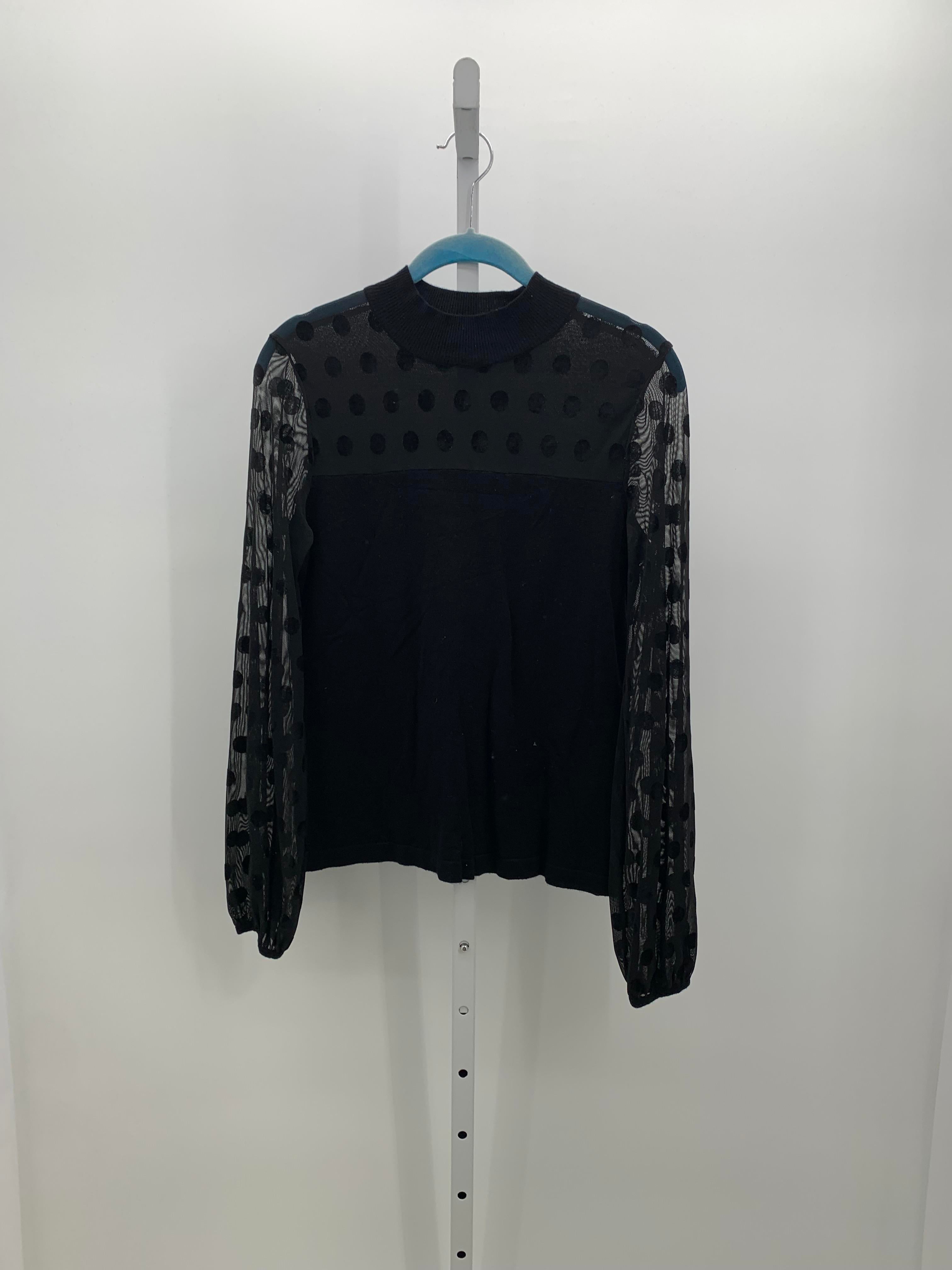 August Silk Size Small Misses Long Slv Sweater