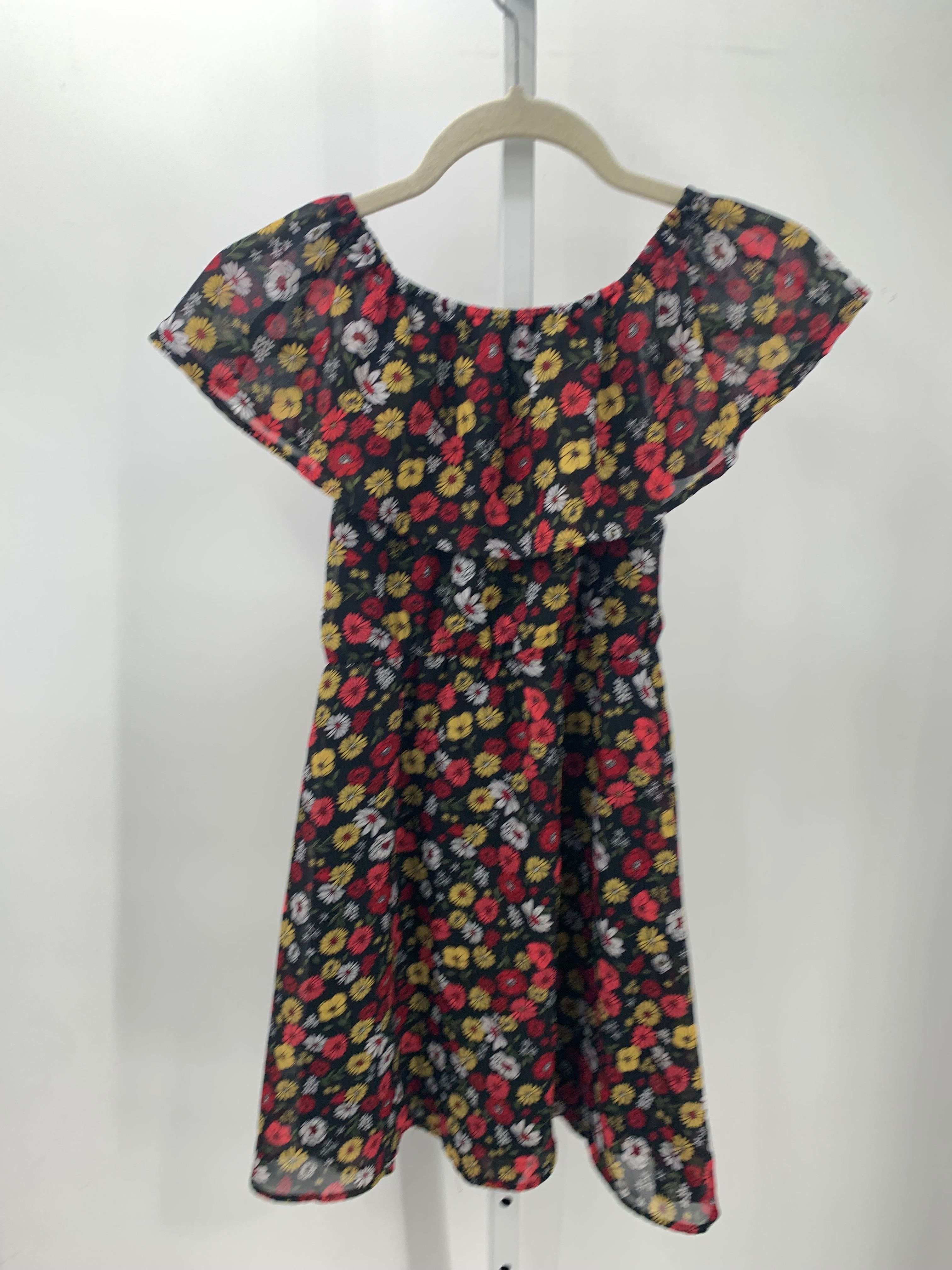Wonder Nation Size 10-12 Girls Short Sleeve Dress