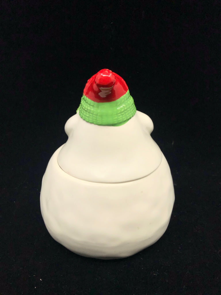 HALLMARK LARGE SNOWMAN COOKIE JAR.