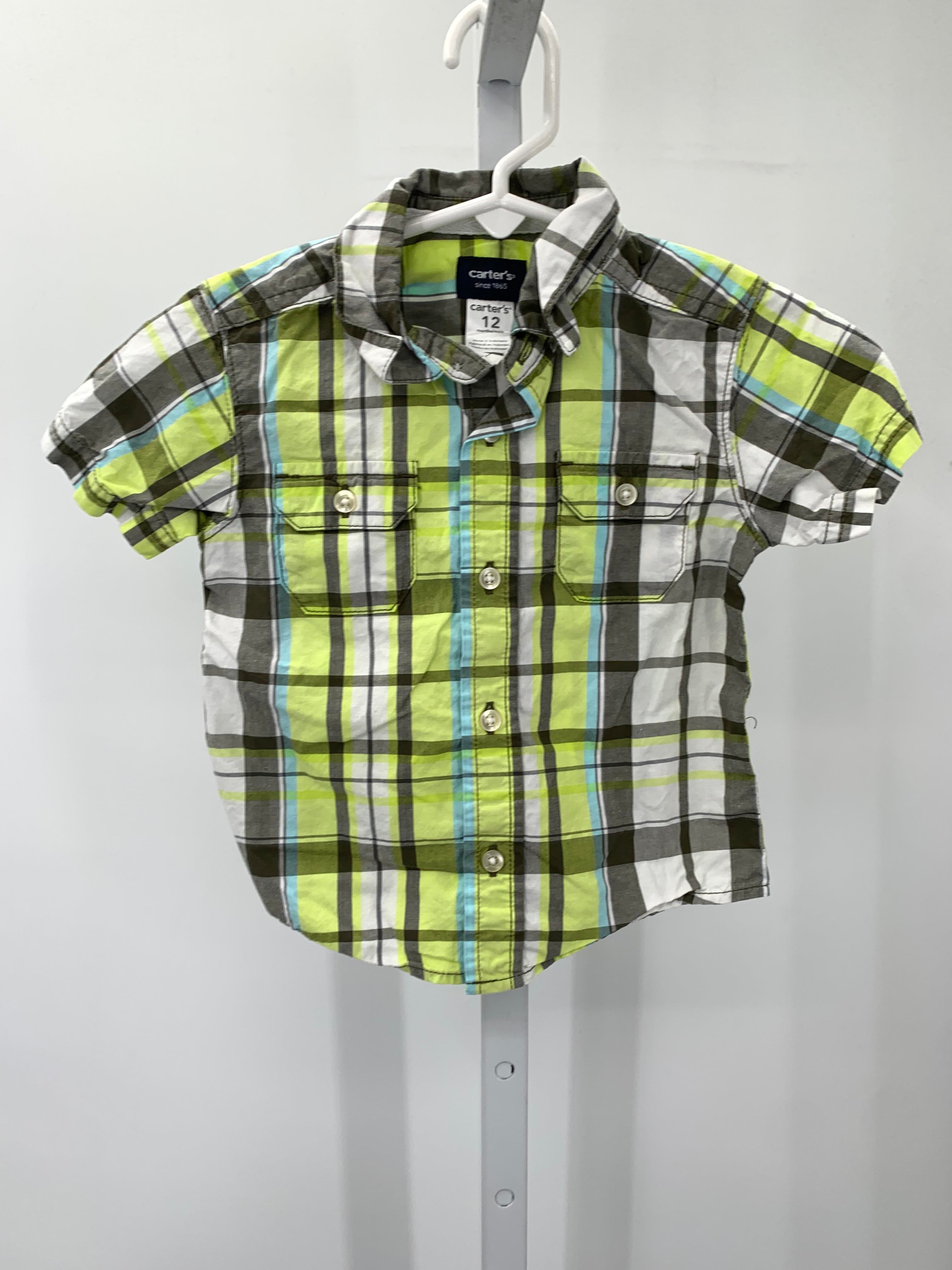 PLAID BTN DOWN