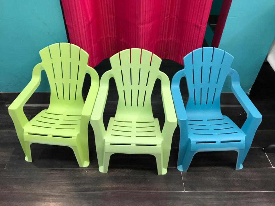 Progarden Selva Child Adirondack Resin Chair *SET OF 3*