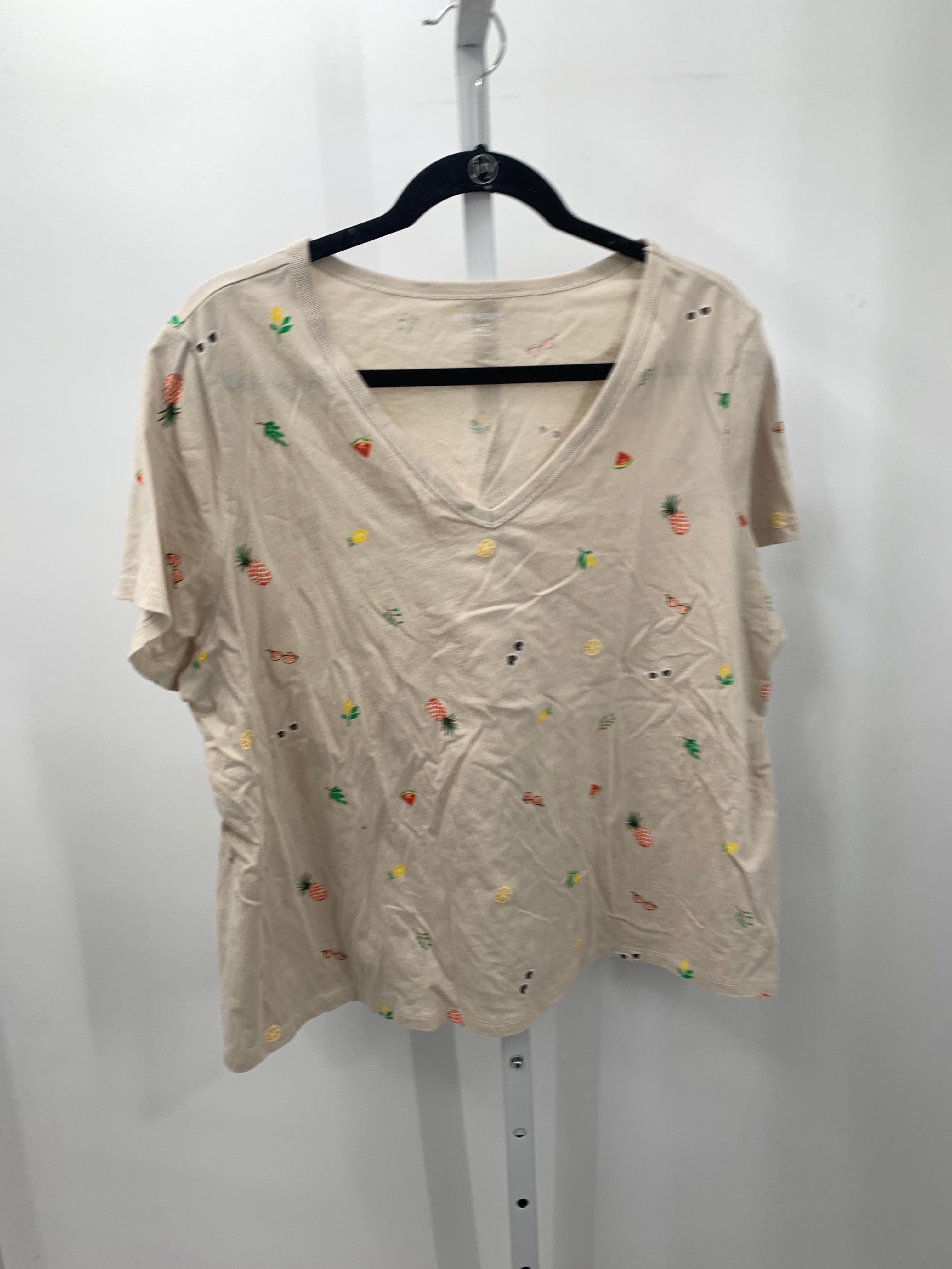 Old Navy Size Extra Large Misses Short Sleeve Shirt