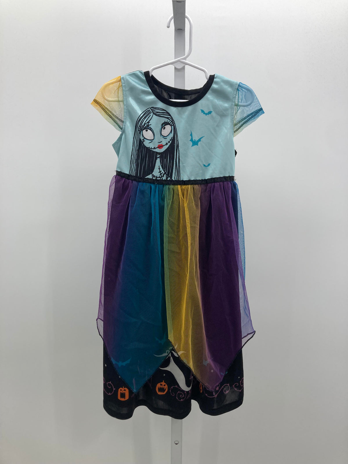 SALLY MESH STRIPES NIGHTGOWN