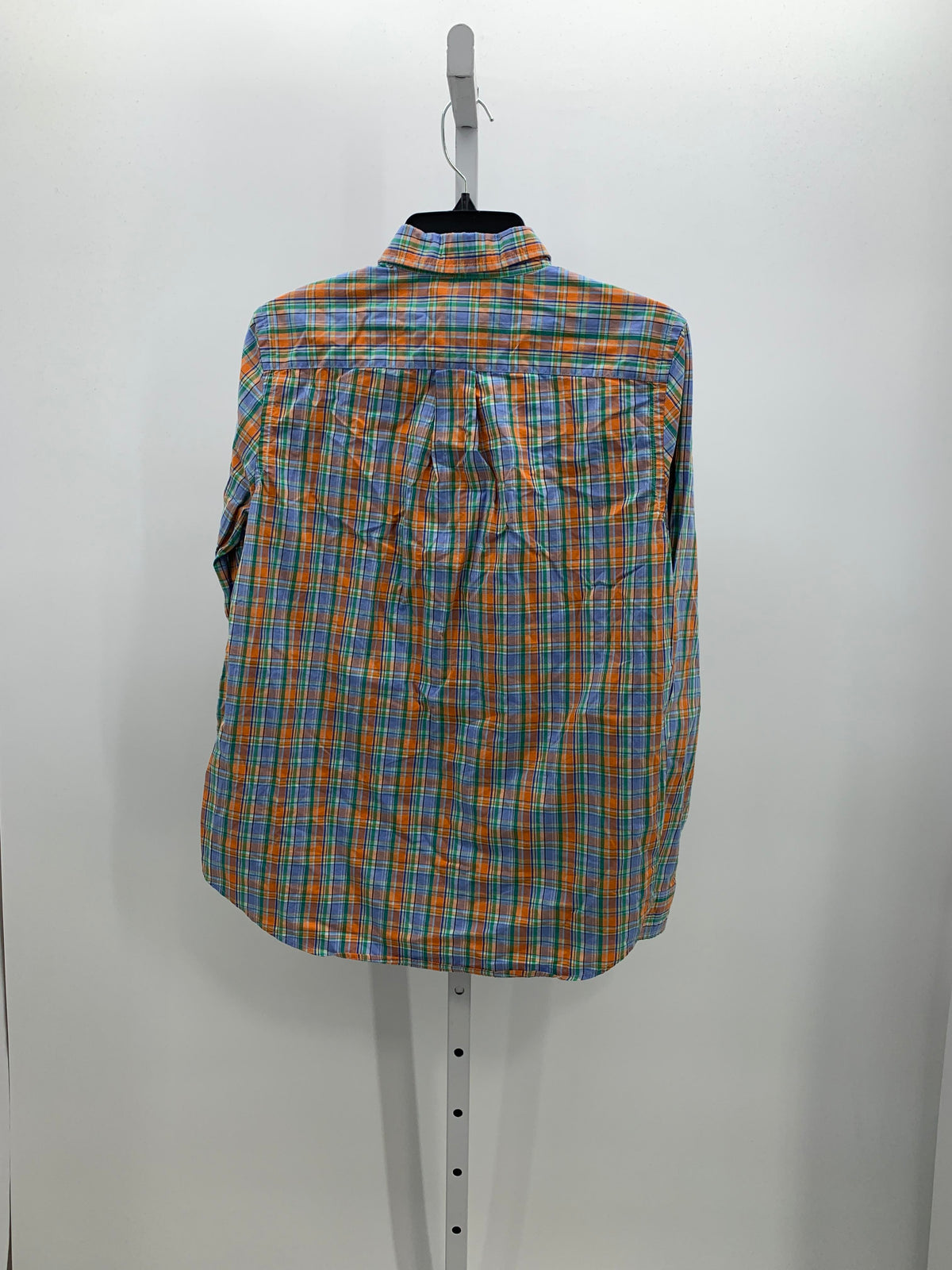 ORANGE GREEN PLAID