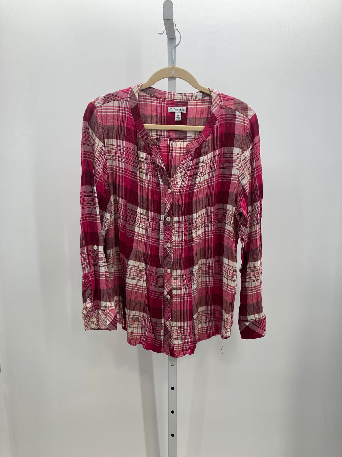 Croft & Barrow Size Extra Large Misses Long Sleeve Shirt