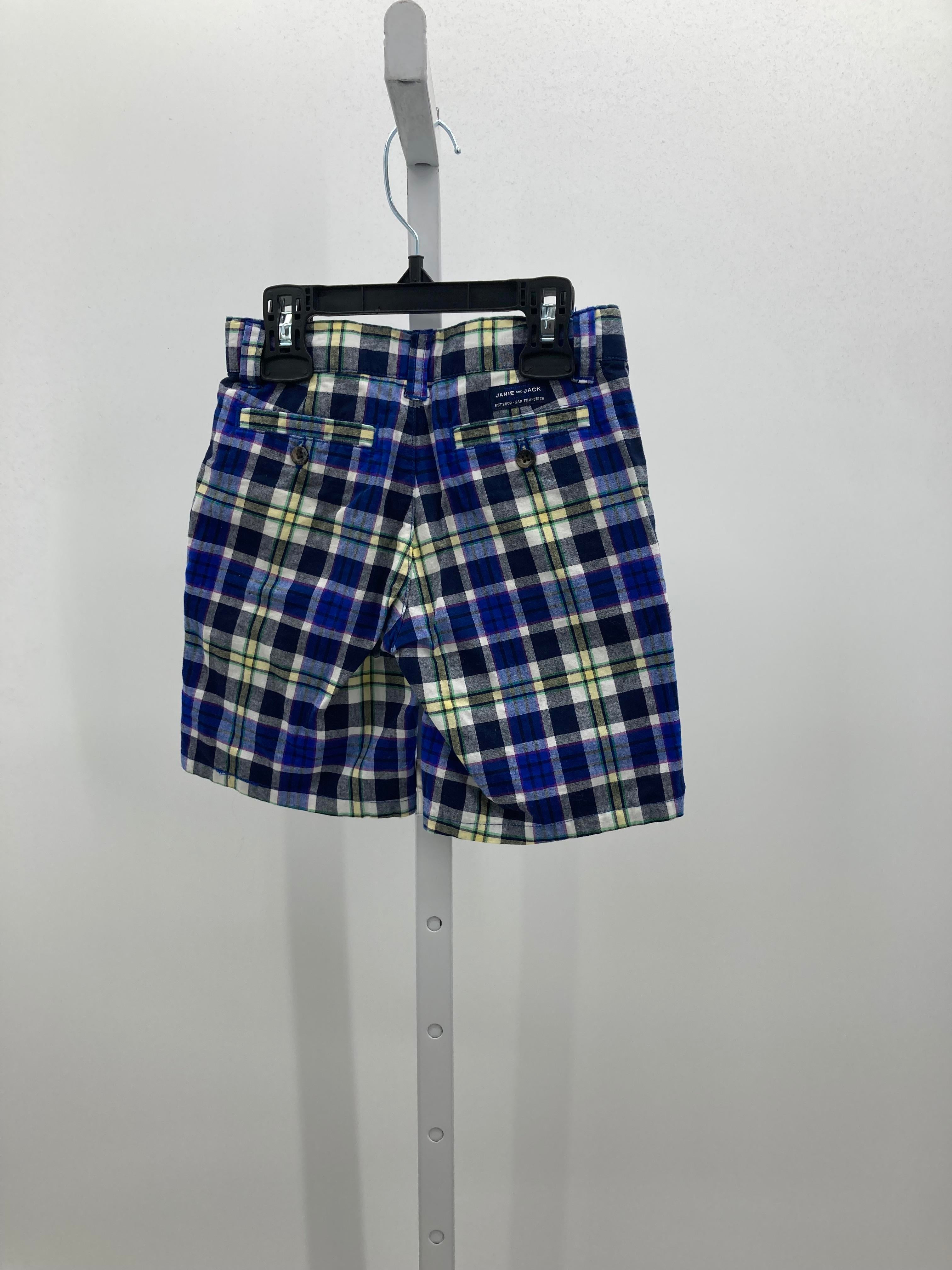 BLUE PLAID SHORTS