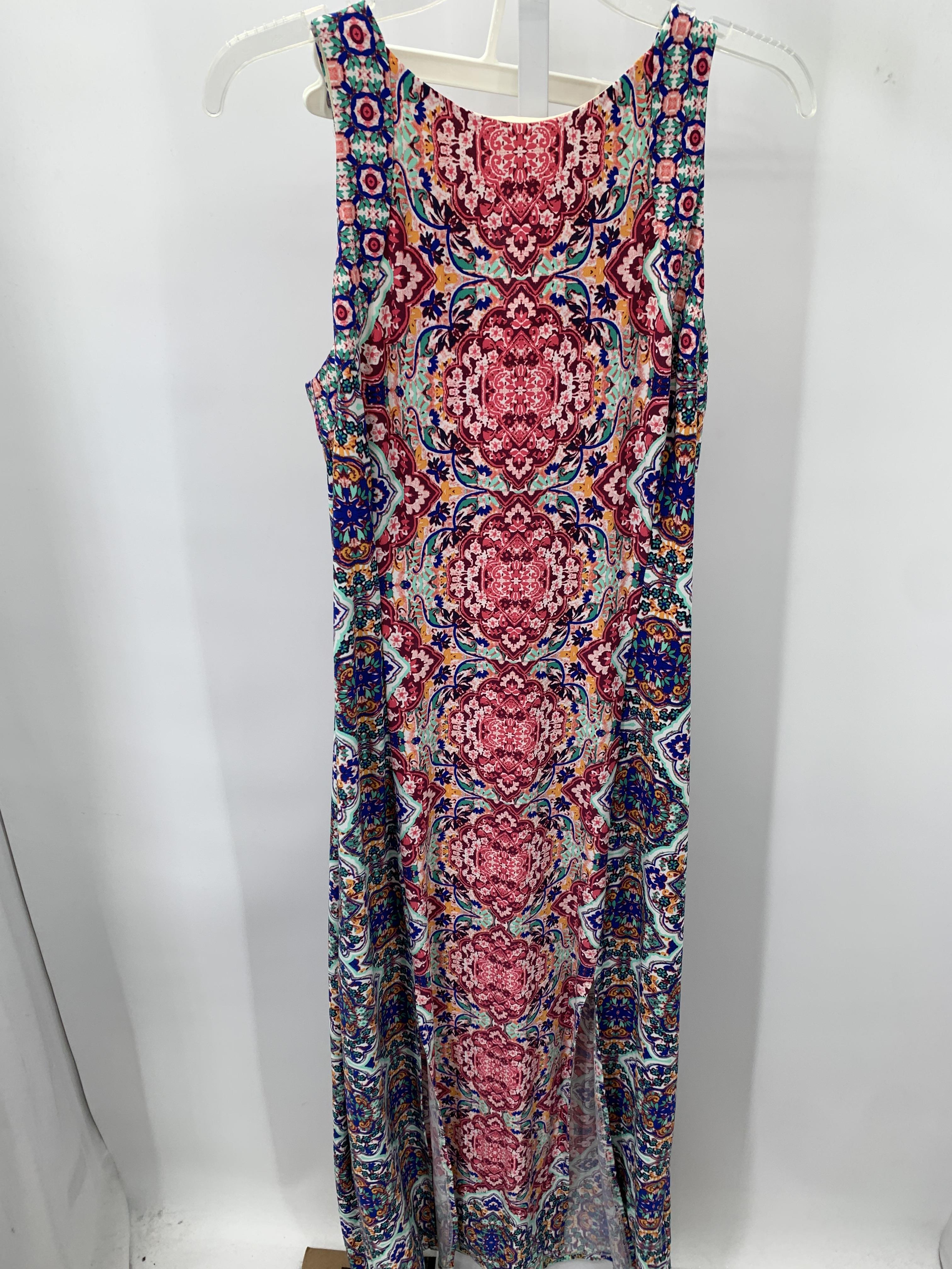 London Times Size 14 Misses Sleeveless Dress