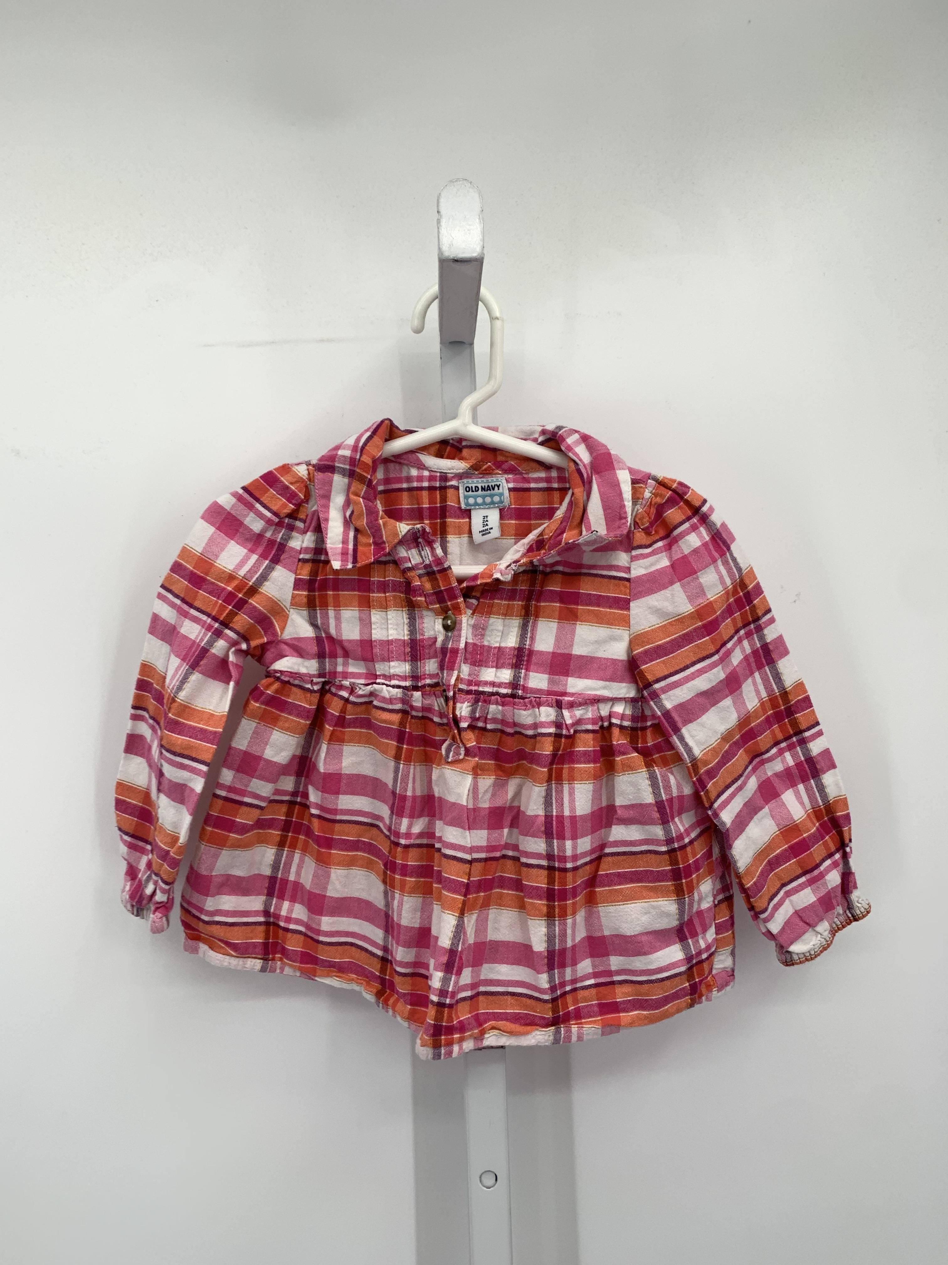 Old Navy Size 2T Girls Long Sleeve Shirt