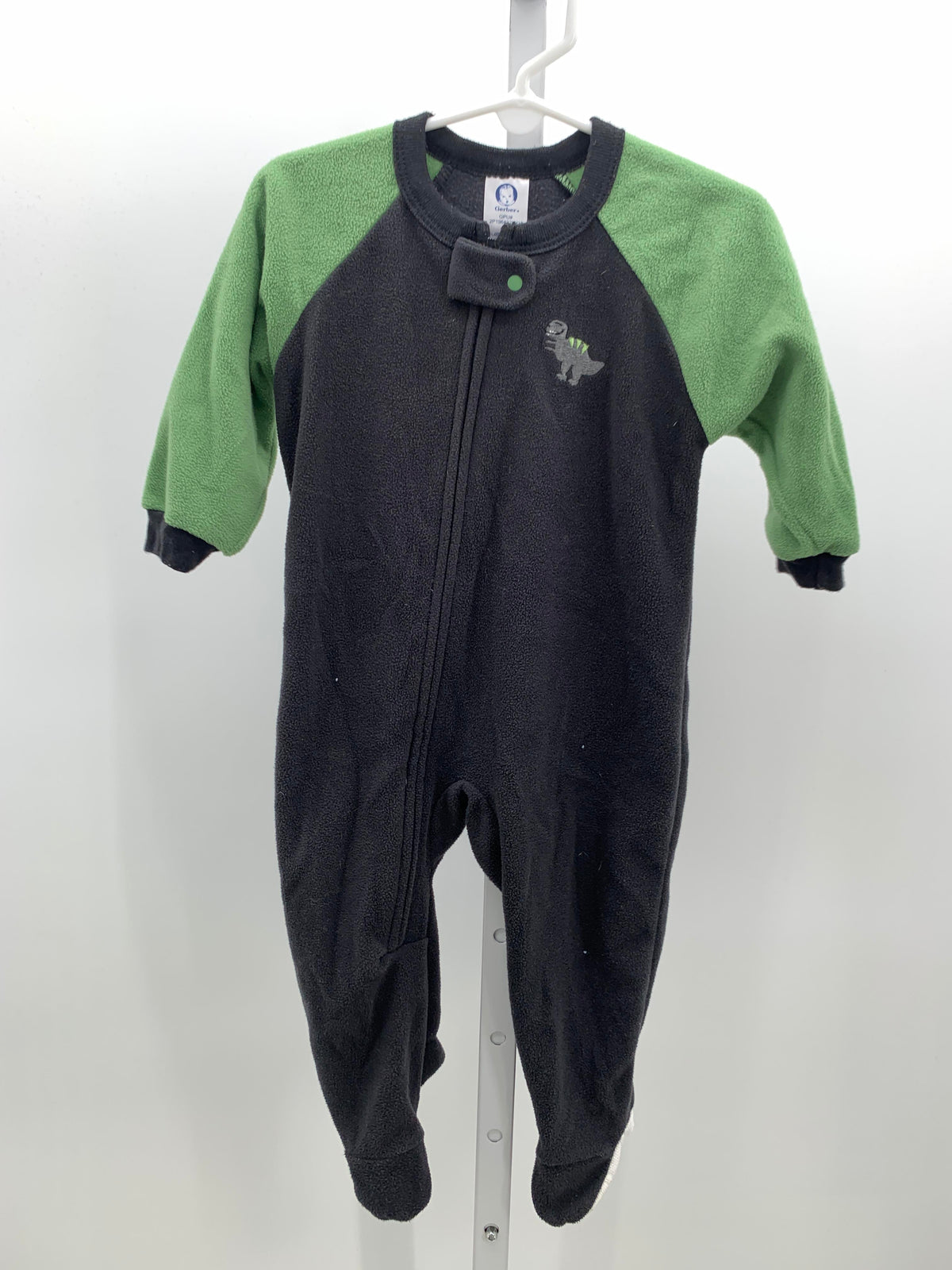 GREEN FLEECE DINO