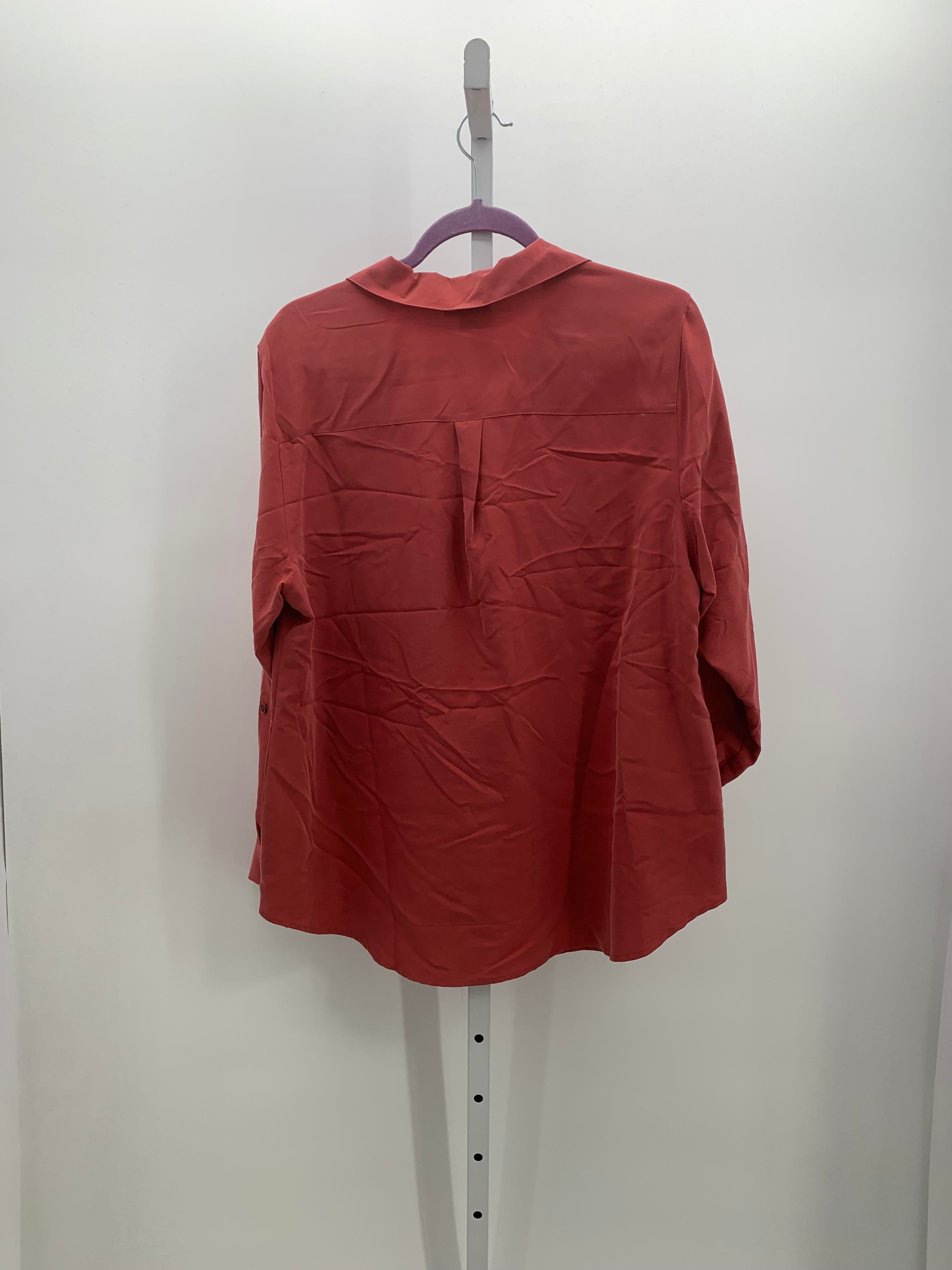 Dress Barn Size 1X Womens Long Sleeve Shirt