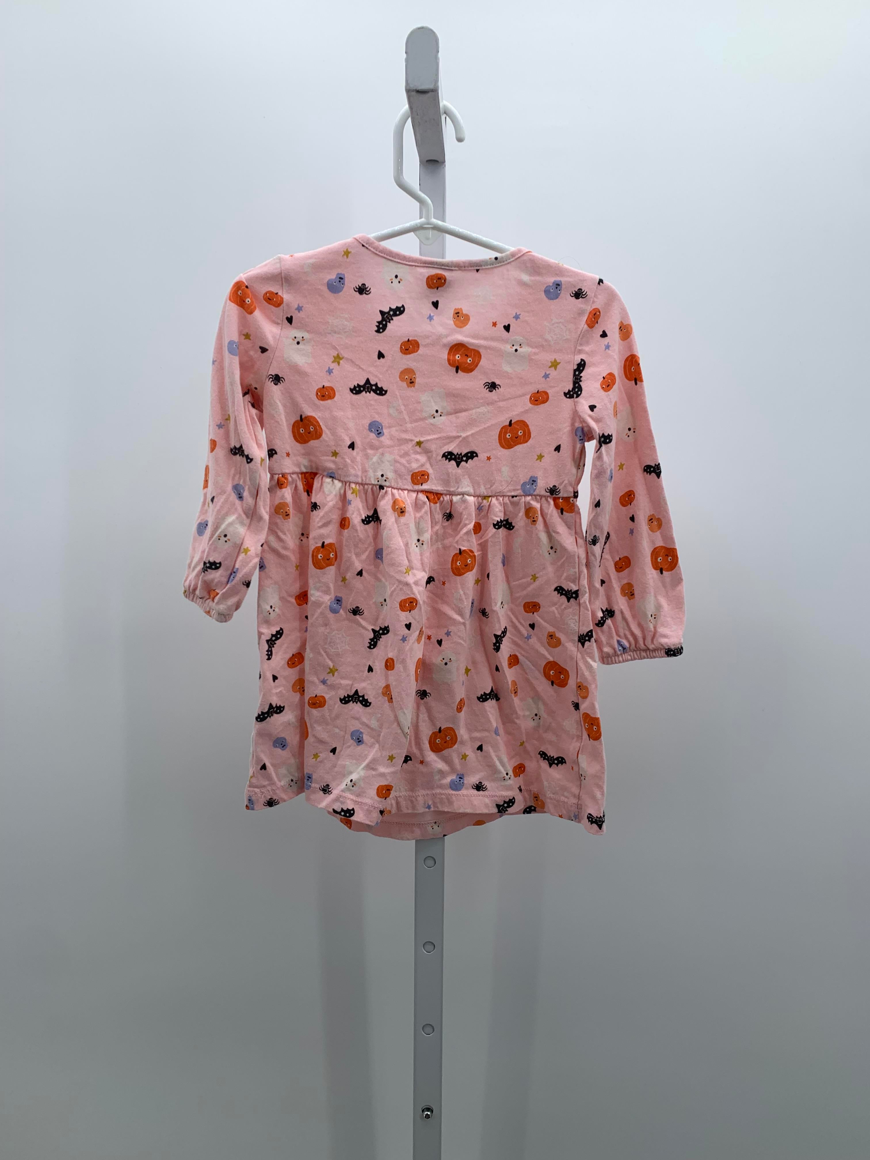 LONG SLV DRESS PUMPKINS AND BATS