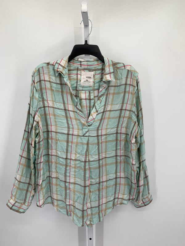 Sonoma Size Extra Large Misses Long Sleeve Shirt